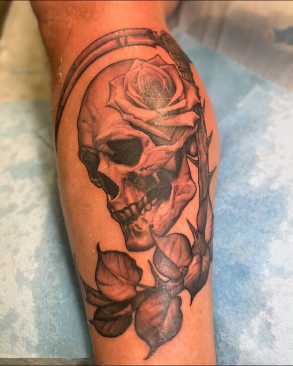 Tattoo by @rtist_ink — realism, black_and_grey