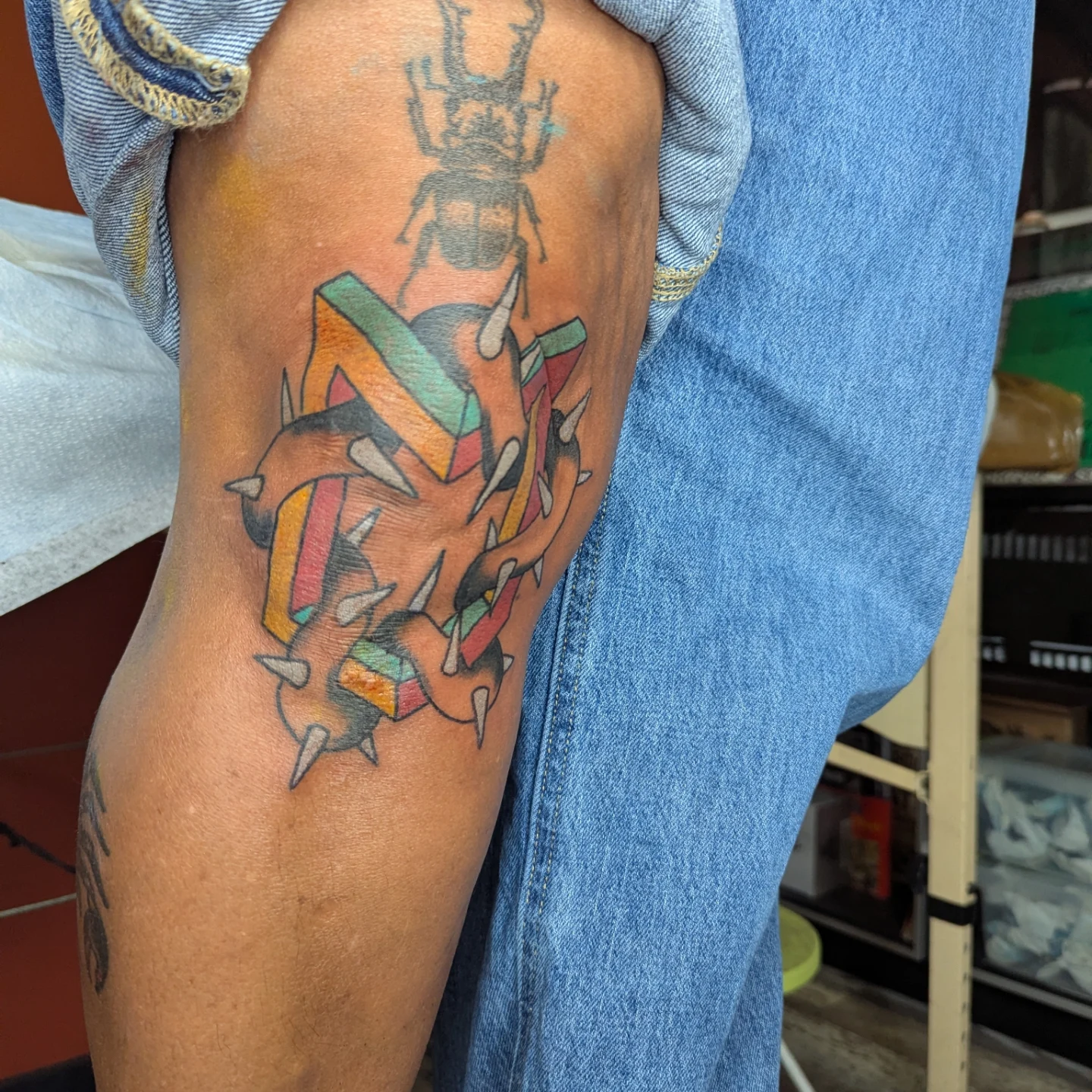 Tattoo by @bardtattoos — geometric