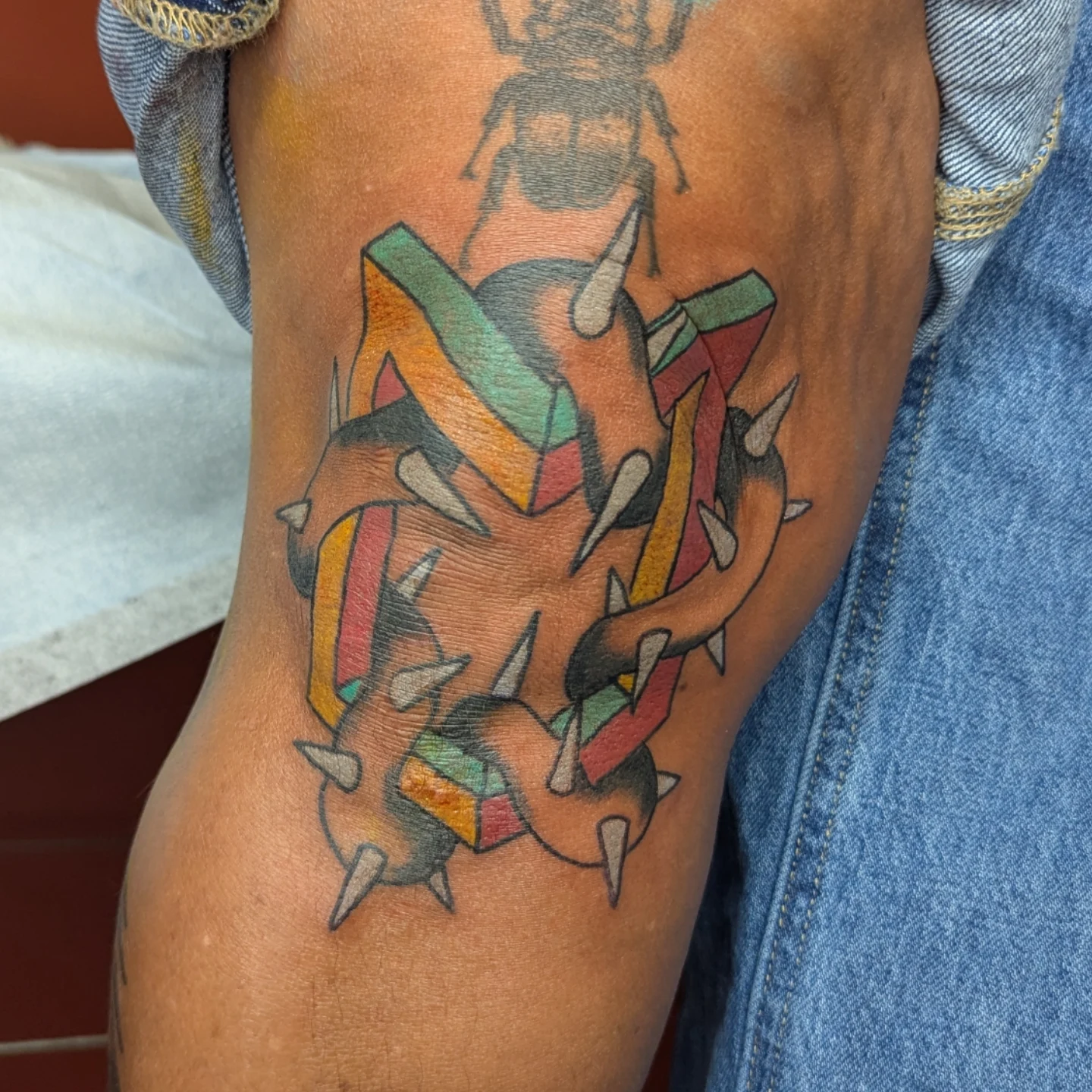 Tattoo by @bardtattoos — geometric