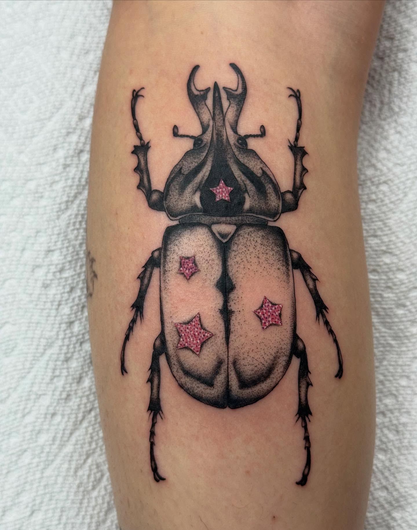 Tattoo by @raeofsunshine.tts — dotwork, realism