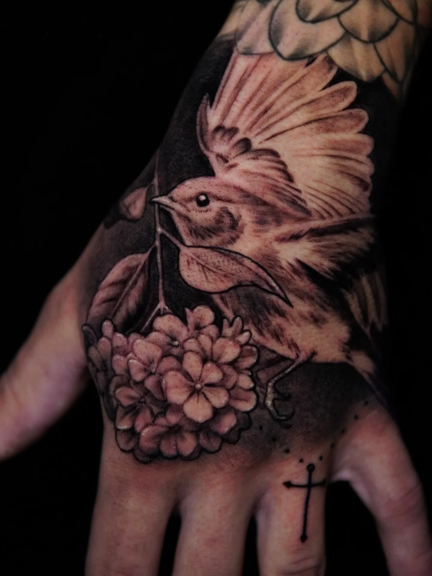 Tattoo by @alexpeatattoos — realism, black_and_grey