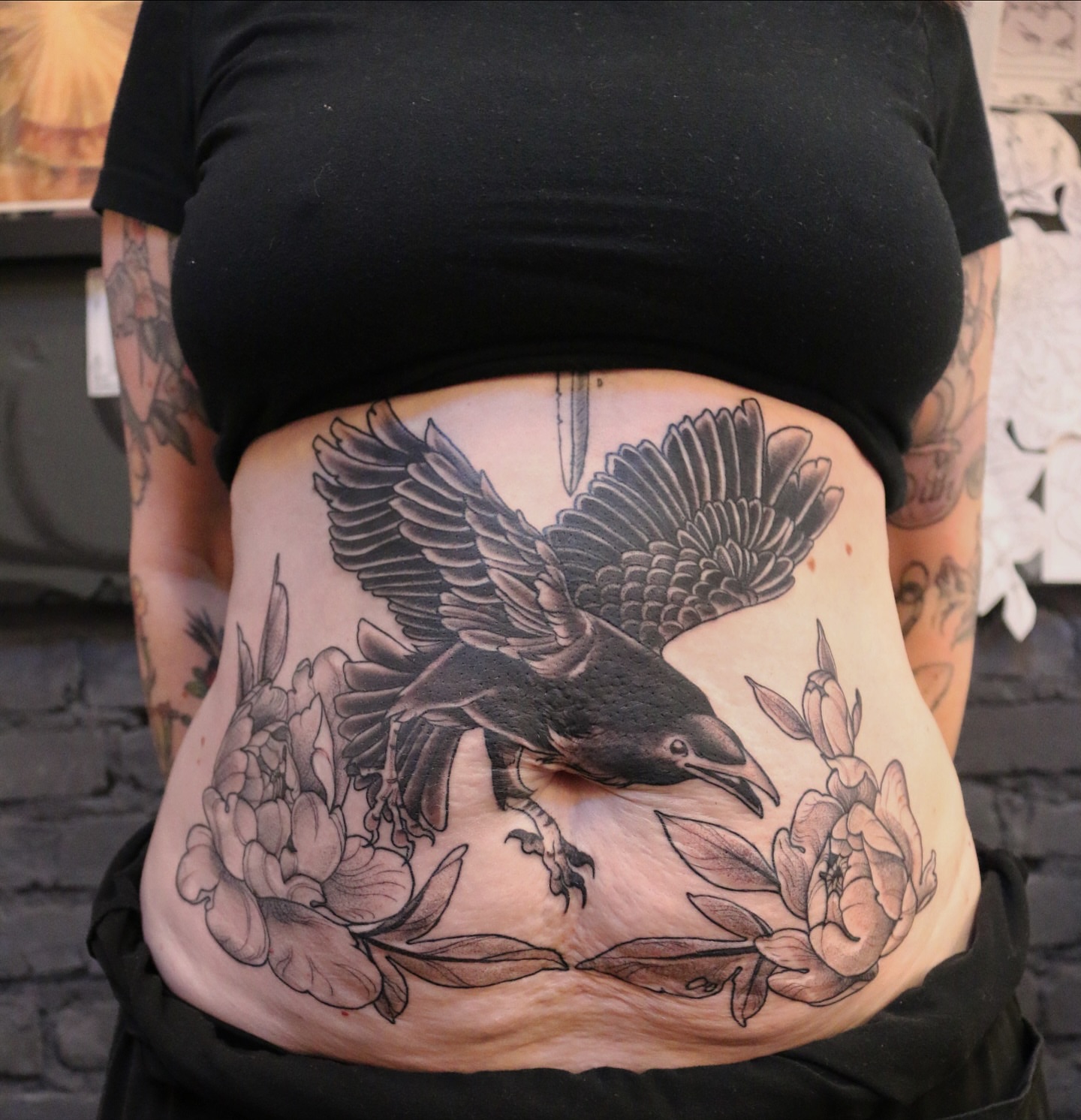 Tattoo by @summerbee_tattoo — black_and_grey