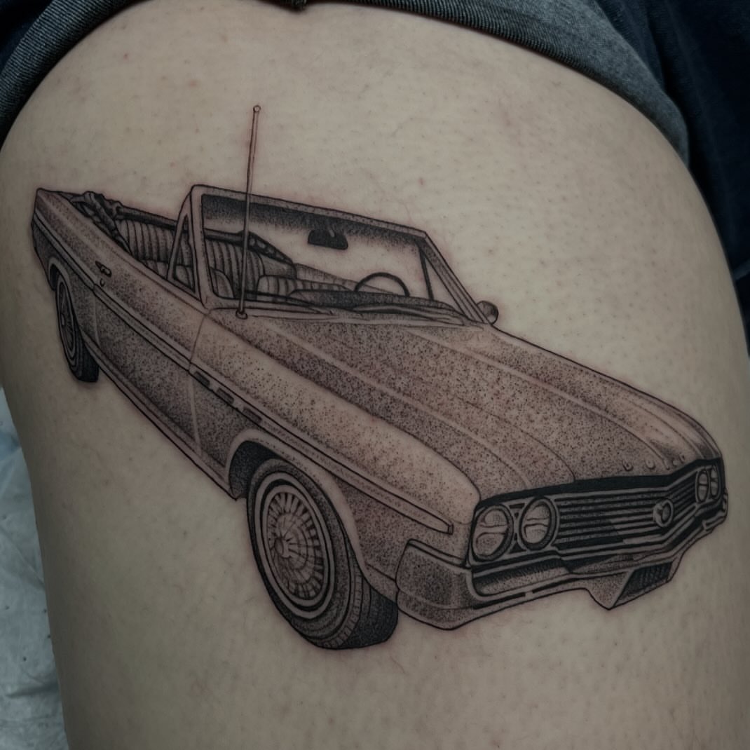Tattoo by @michaelvillalobostattoo — dotwork