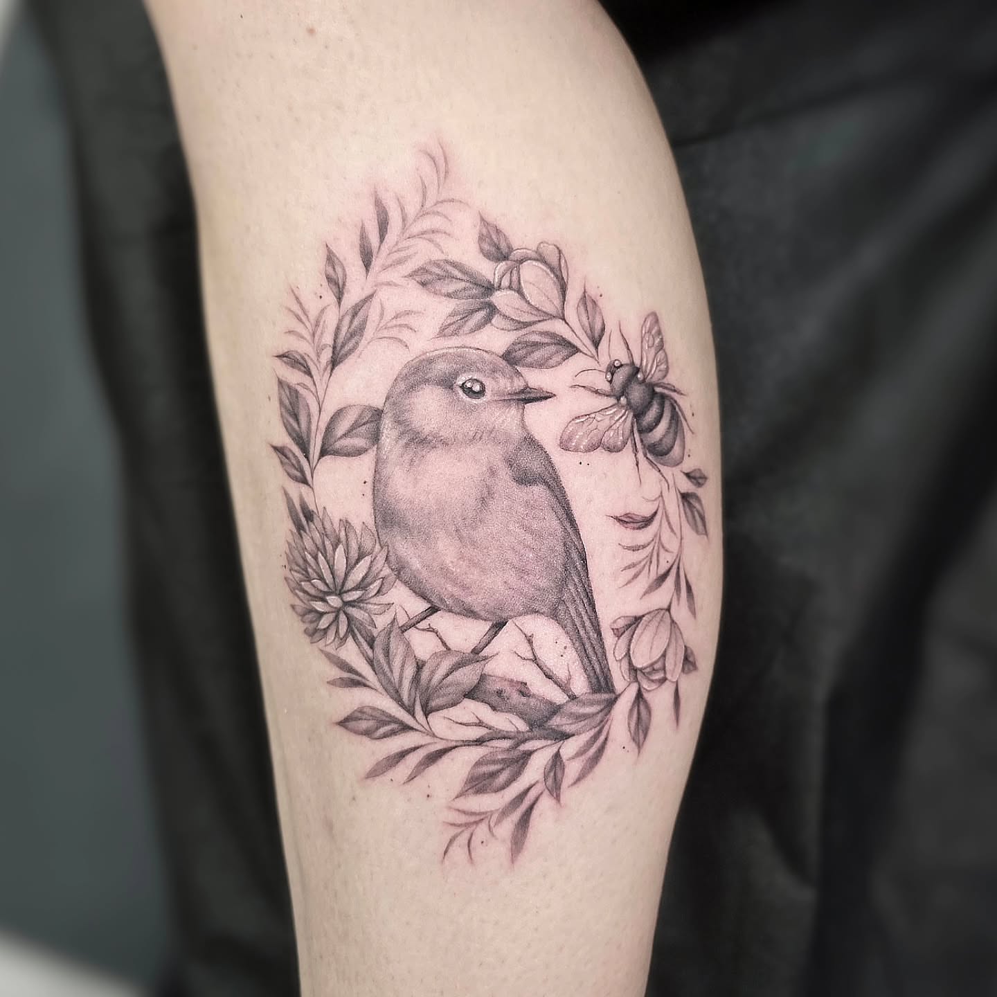 Tattoo by @paige.nicole.tattoos — black_and_grey, realism
