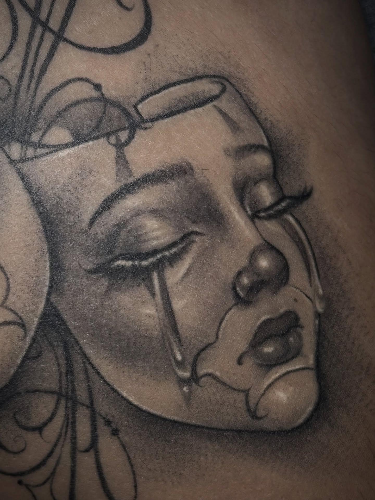 Tattoo by @ragingmaddie — realism, dark_realism