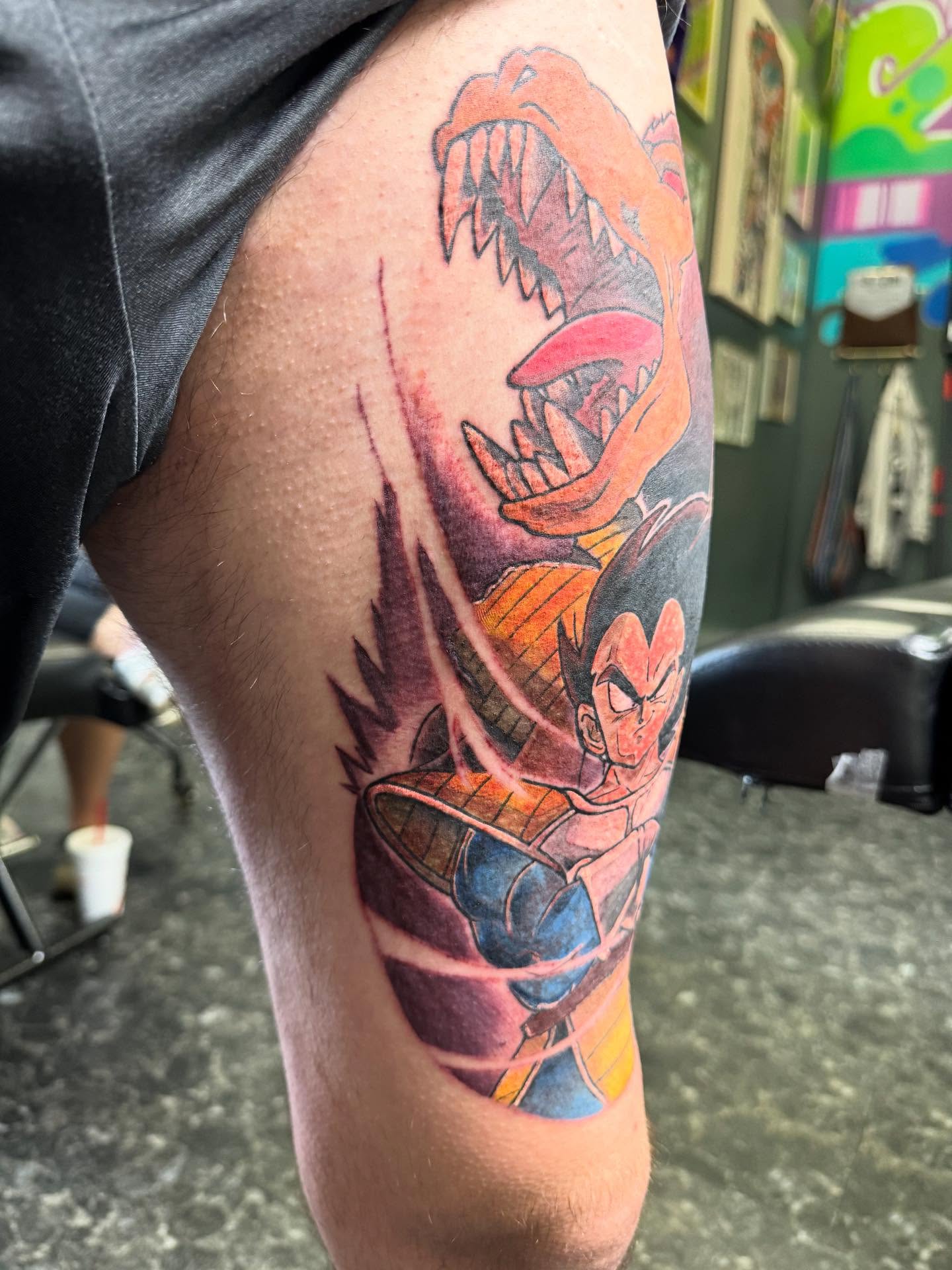Tattoo by @greenkodi — anime