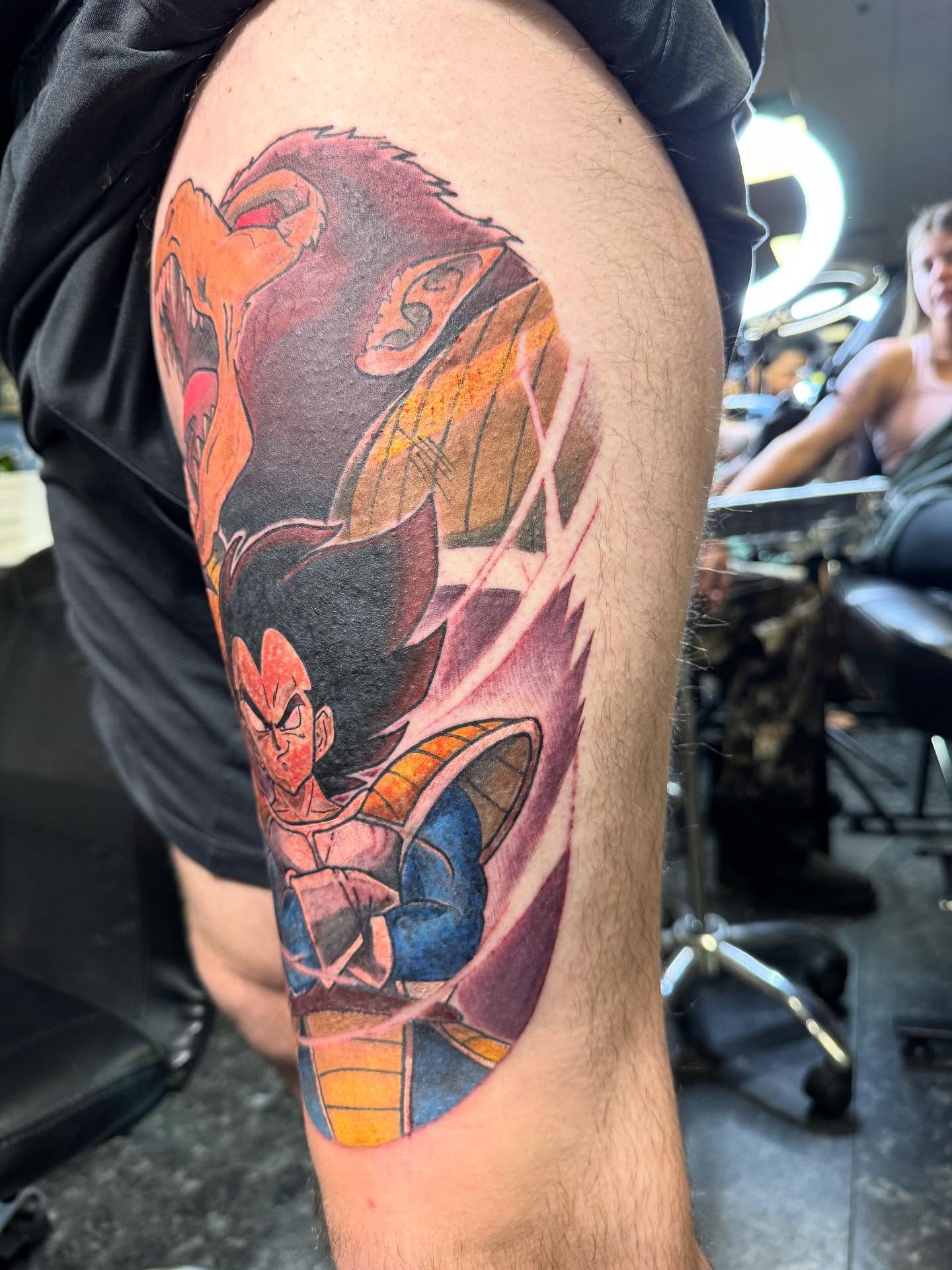 Tattoo by @greenkodi — anime