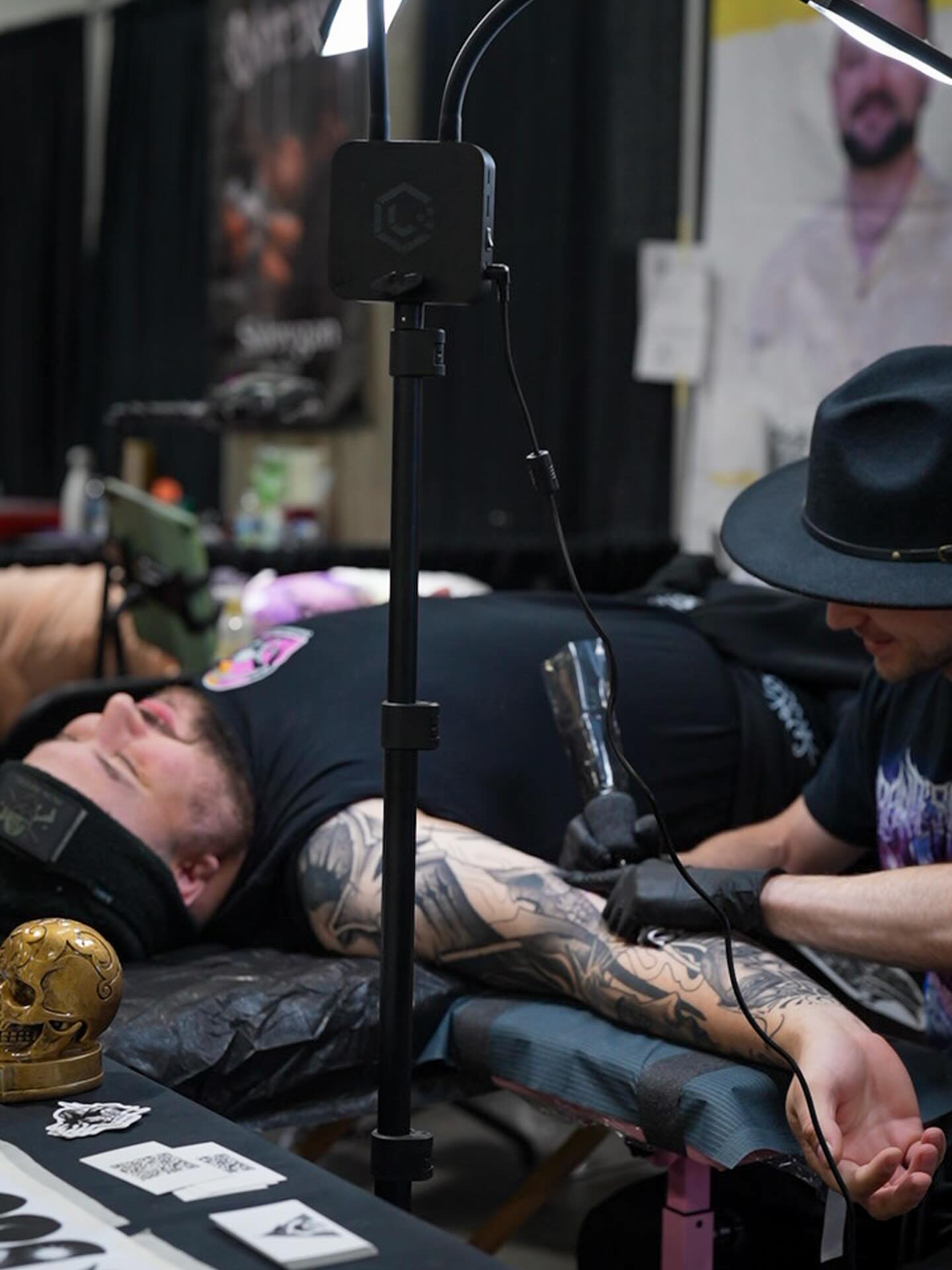 Tattooed arm American traditional tattoo on the upper arm by V πΊπ¦