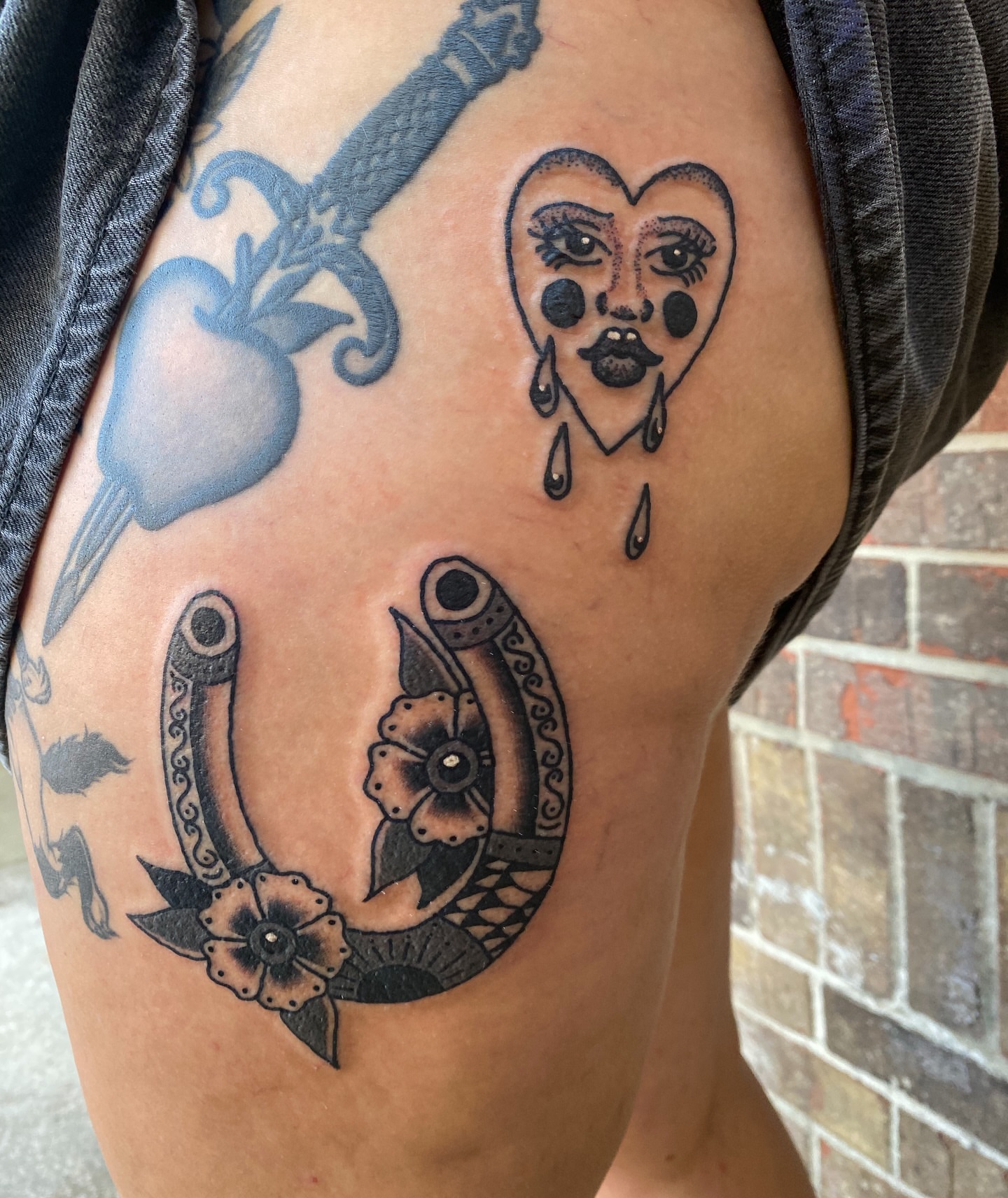 Tattoo by @hogtowntattoo — black_and_grey