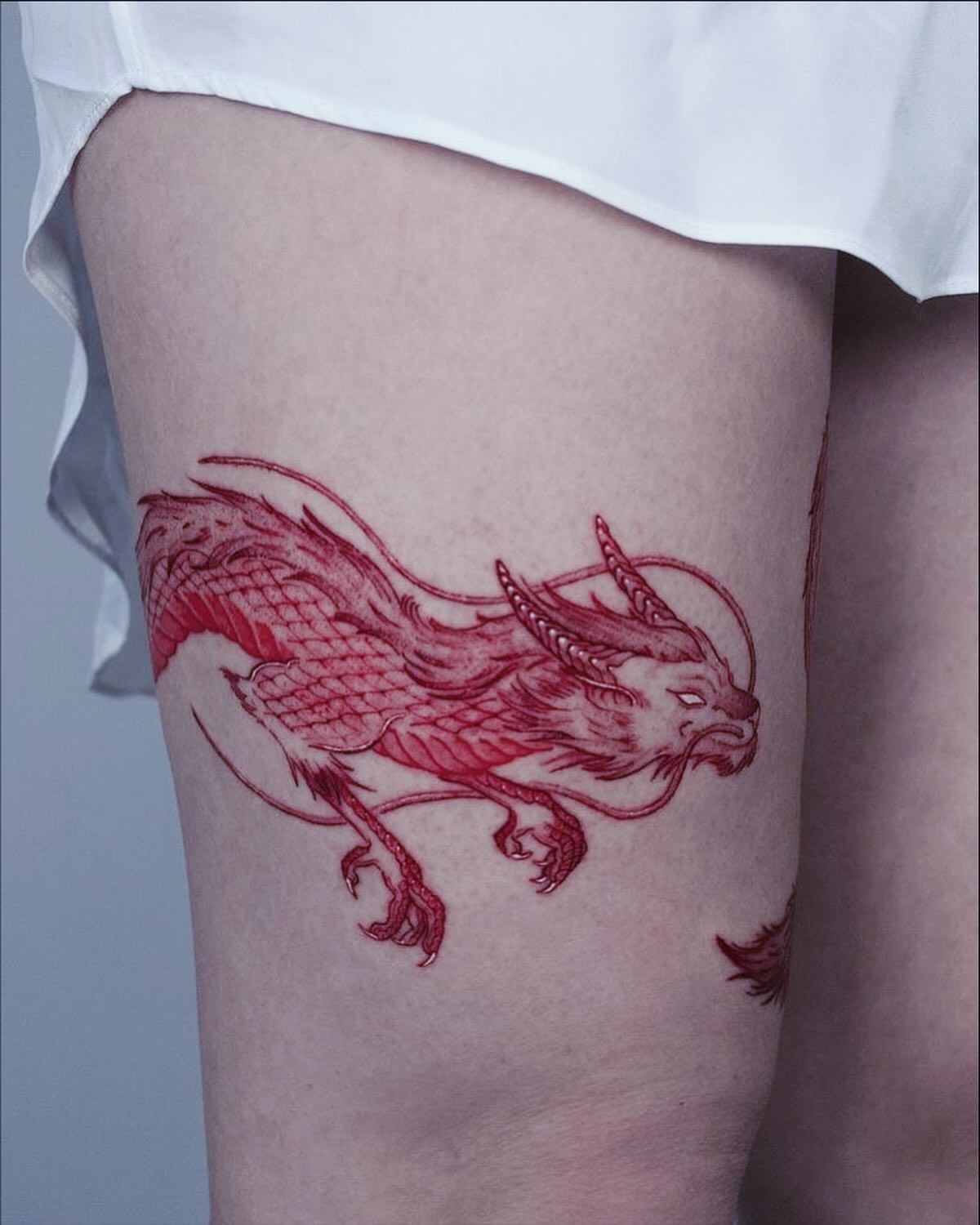 Tattoo by @tattooist_aleksa — dotwork
