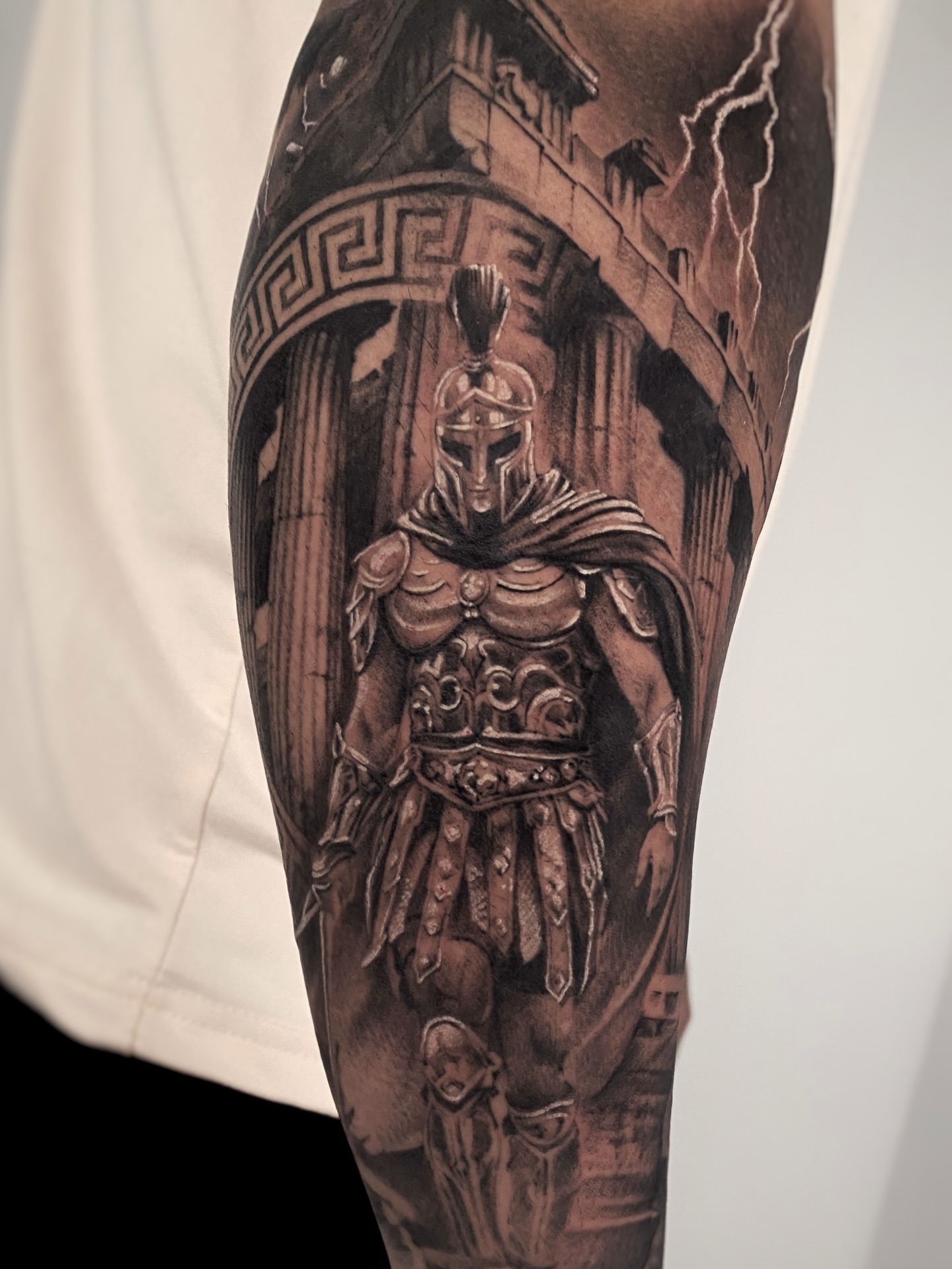 Tattoo by @august_tattooer — realism, black_and_grey