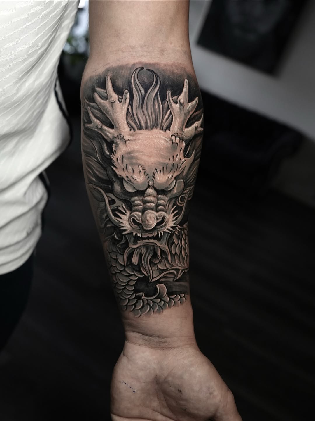 Tattoo by @corzo_tattoo_art — japanese_irezumi, black_and_grey