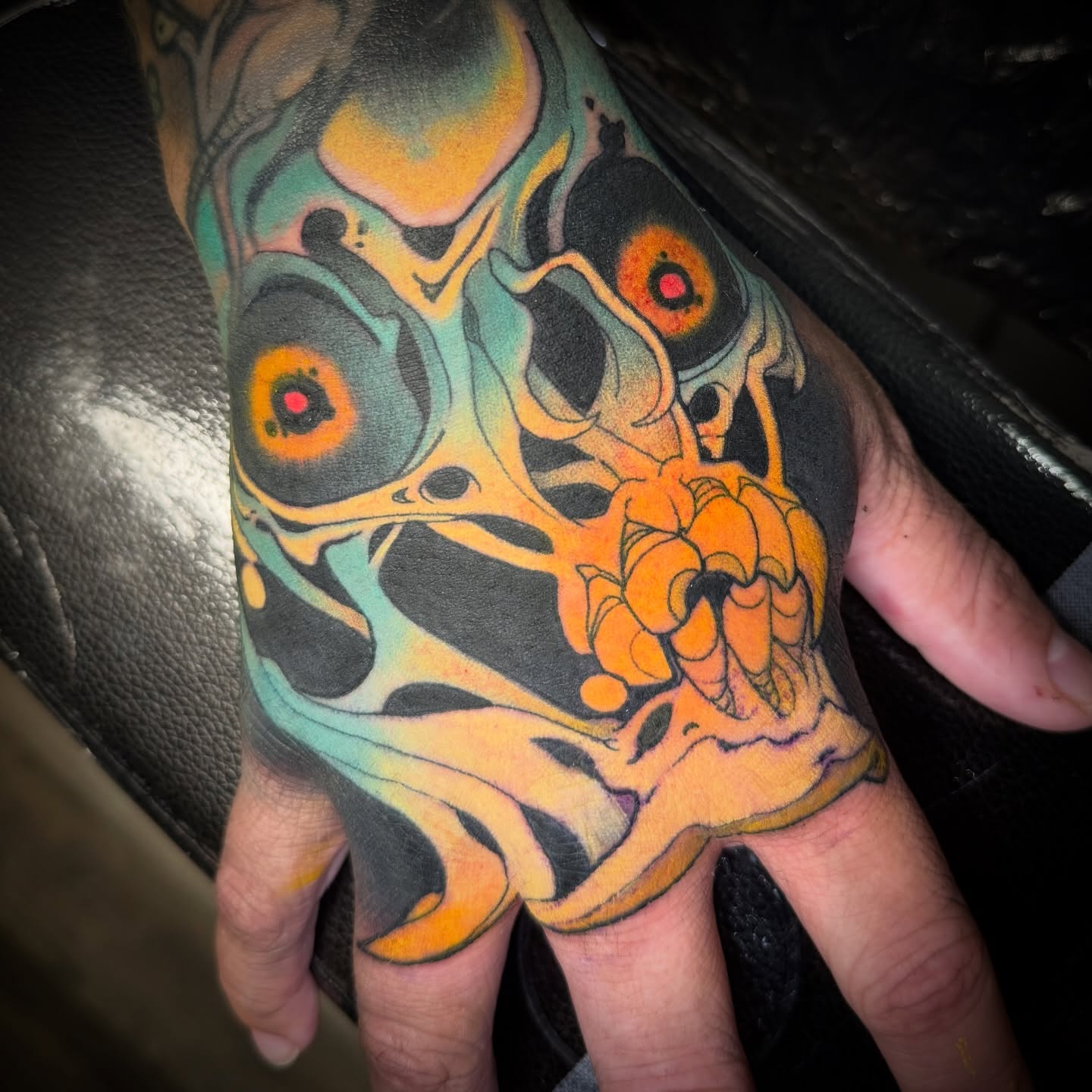 Tattoo by @sacred_crow — new_school, surrealism