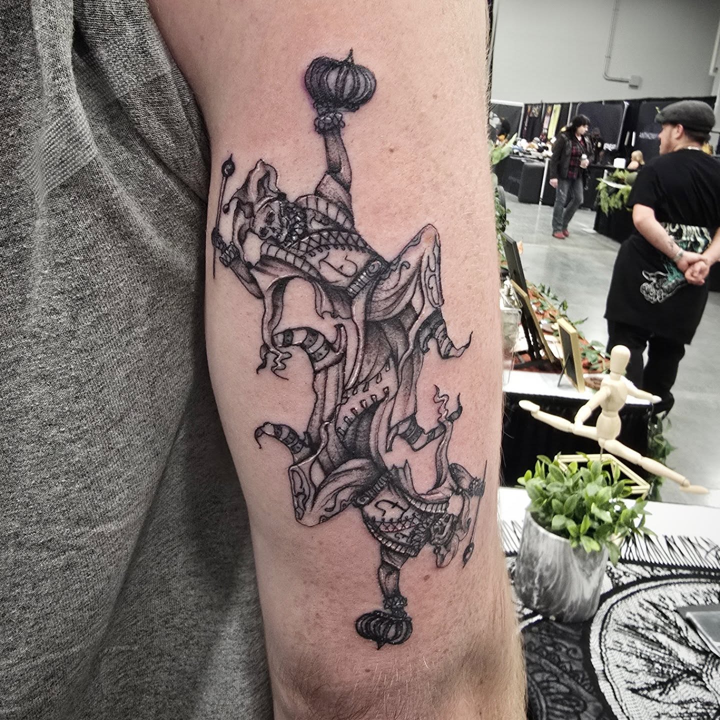 Tattoo by @tatpandaink — black_and_grey, realism