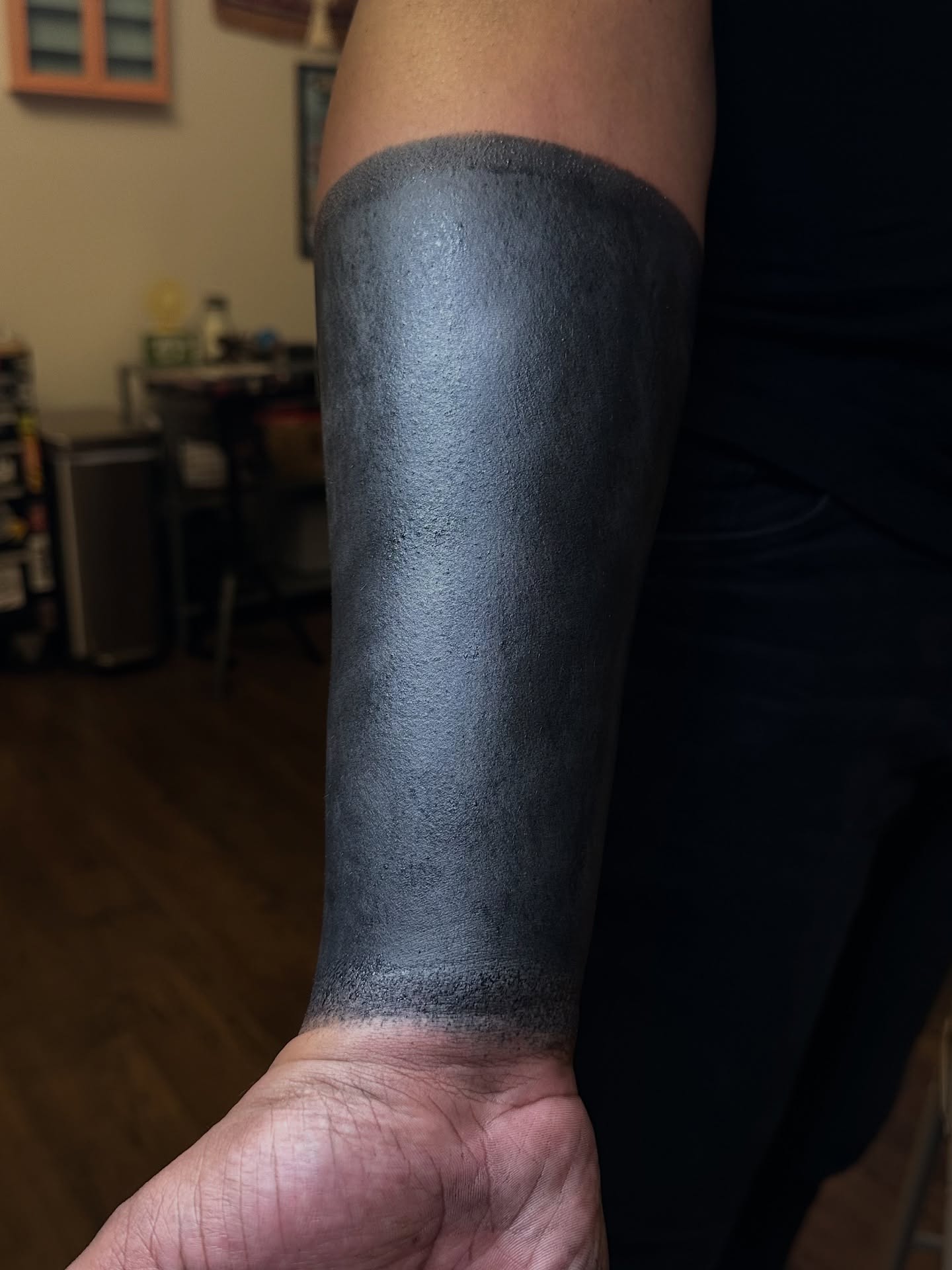Tattoo by @purplesticky — black_and_grey