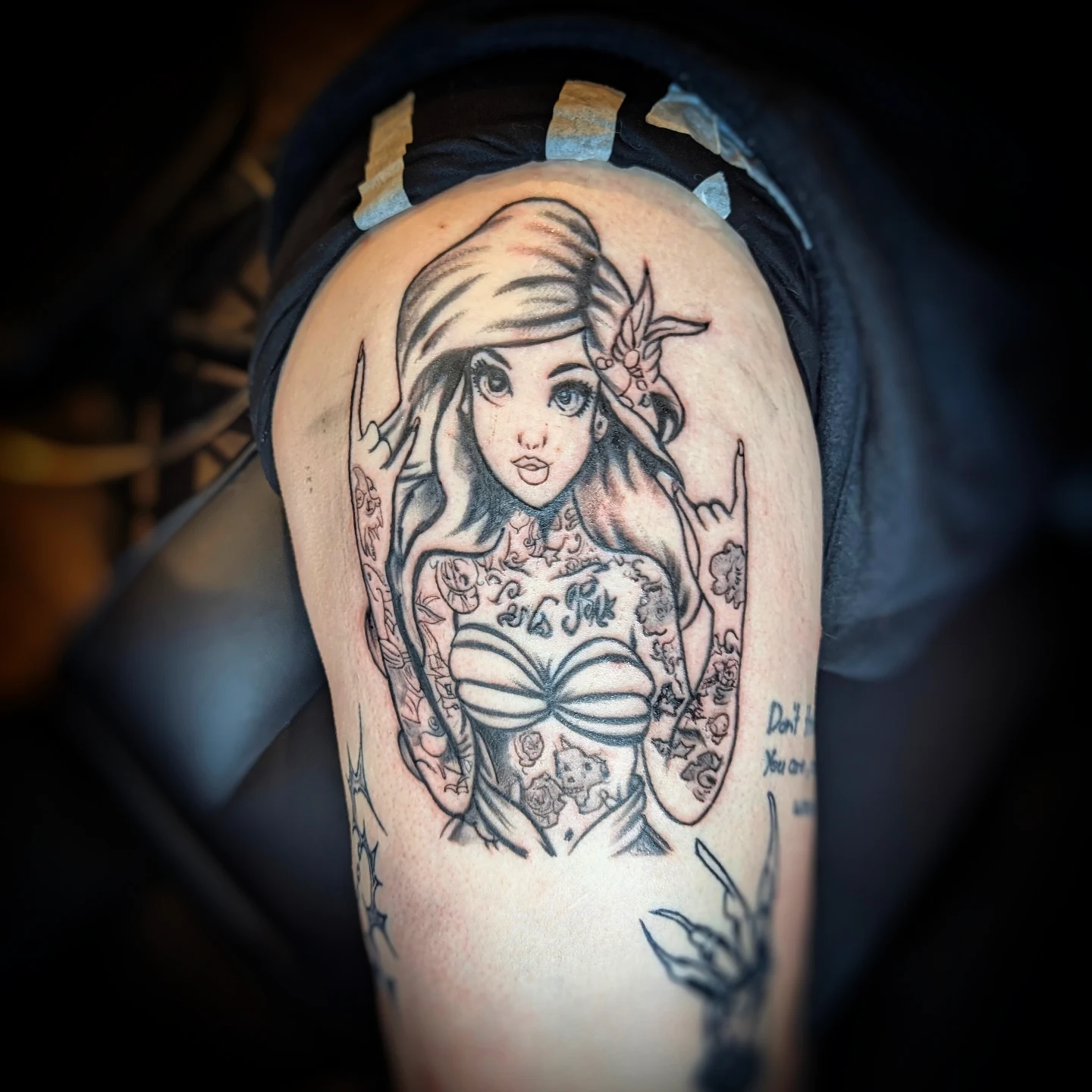 Tattoo by @baris.tattoos — black_and_grey, realism
