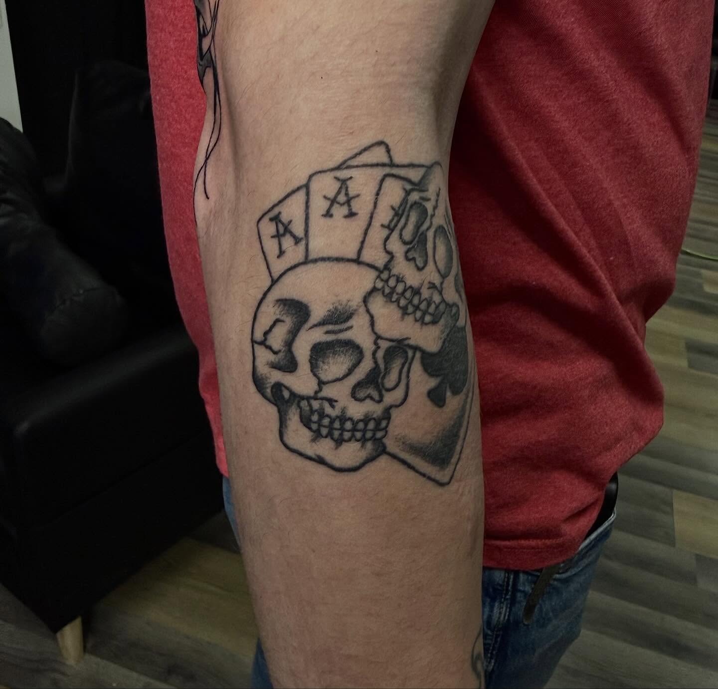 Tattoo by @inkdbybrit — black_and_grey