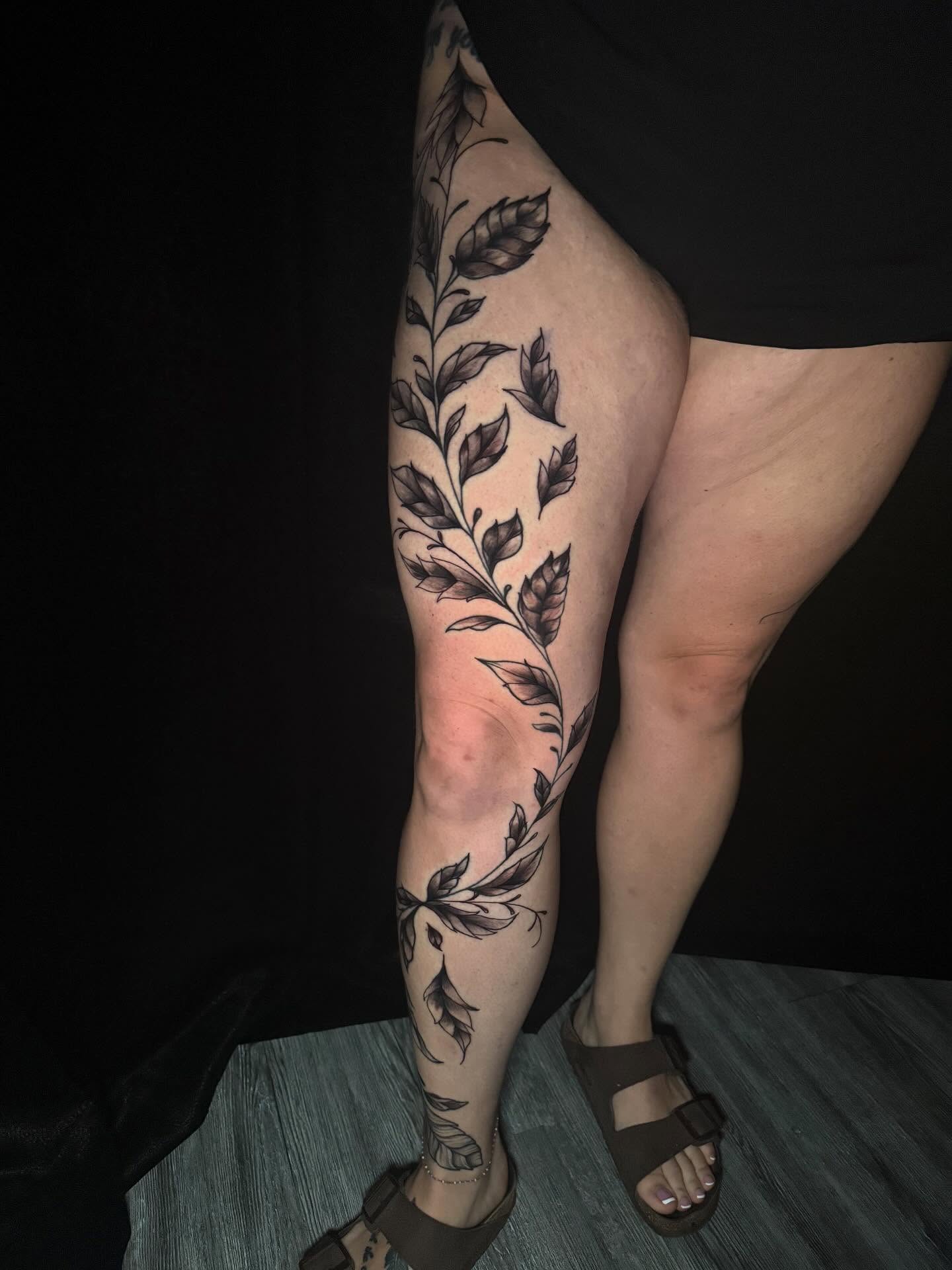 Tattoo by @skunk_punk_ink — fine_line, black_and_grey
