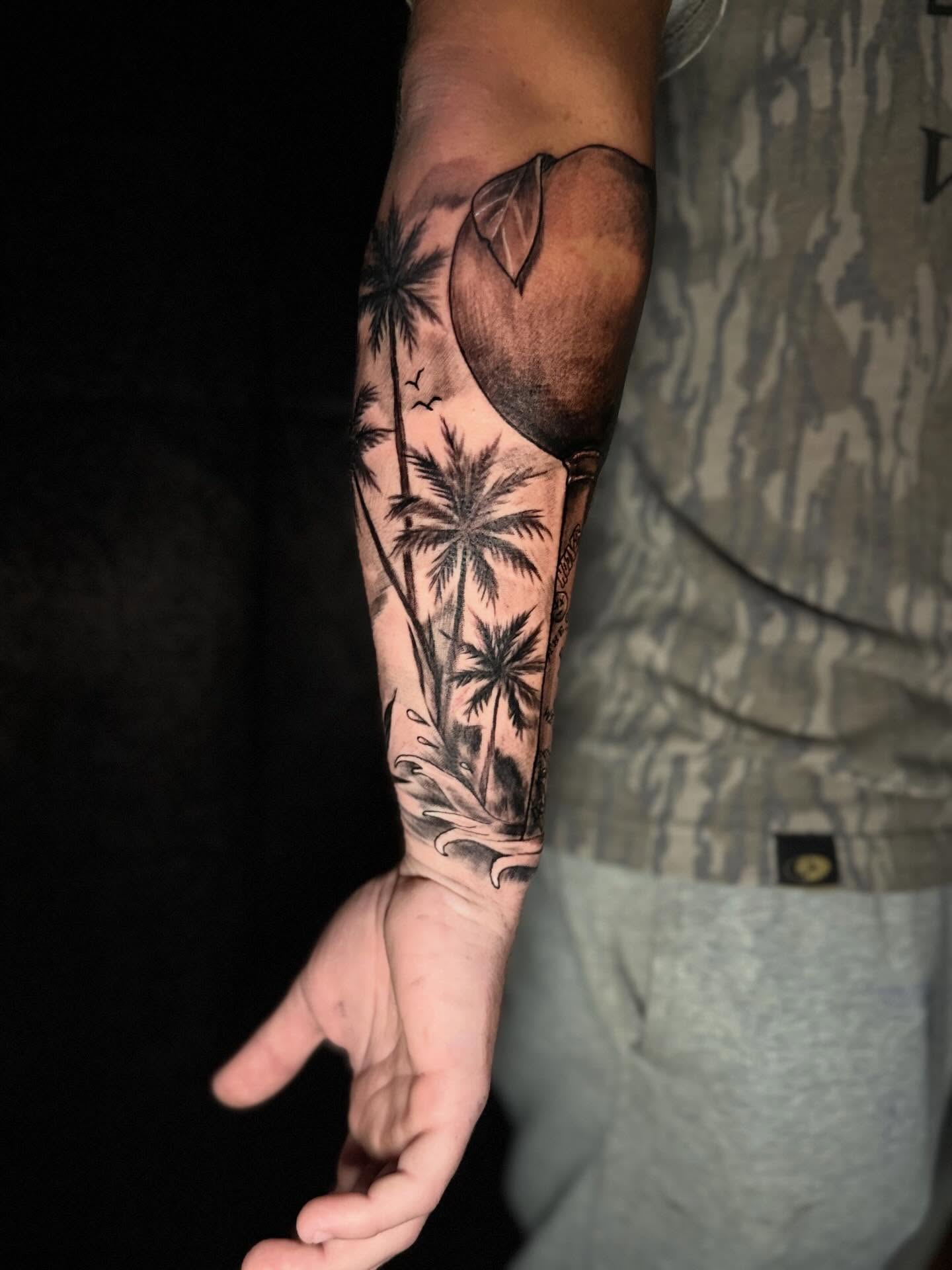 Tattoo by @skunk_punk_ink — black_and_grey, realism