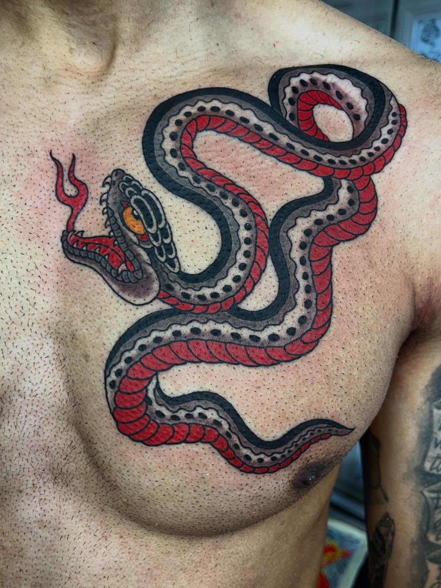 Tattoo by @graham_niles — dotwork