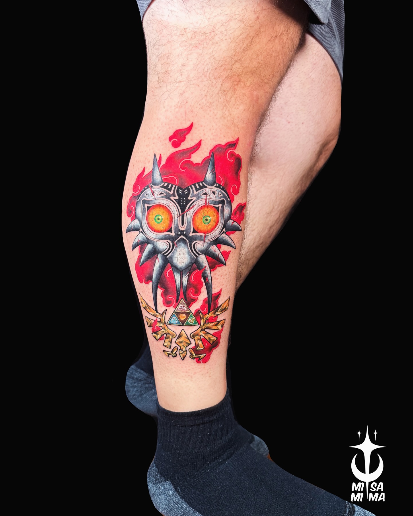 Tattoo by @mimi_sama.tattoo β geometric, dotwork
