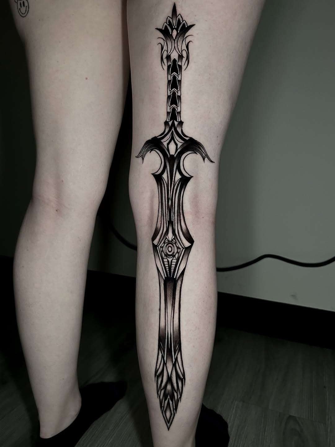 Tattoo by @monarch.tattoos — blackwork, ornamental