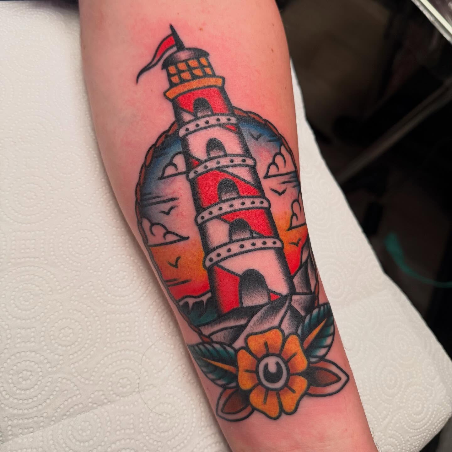 Tattoo by @zachromantattoo — american_traditional