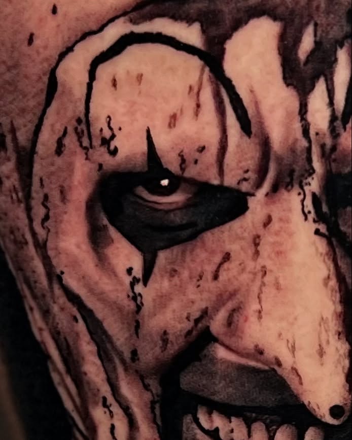 Eye dark realism tattoo by James Foltz