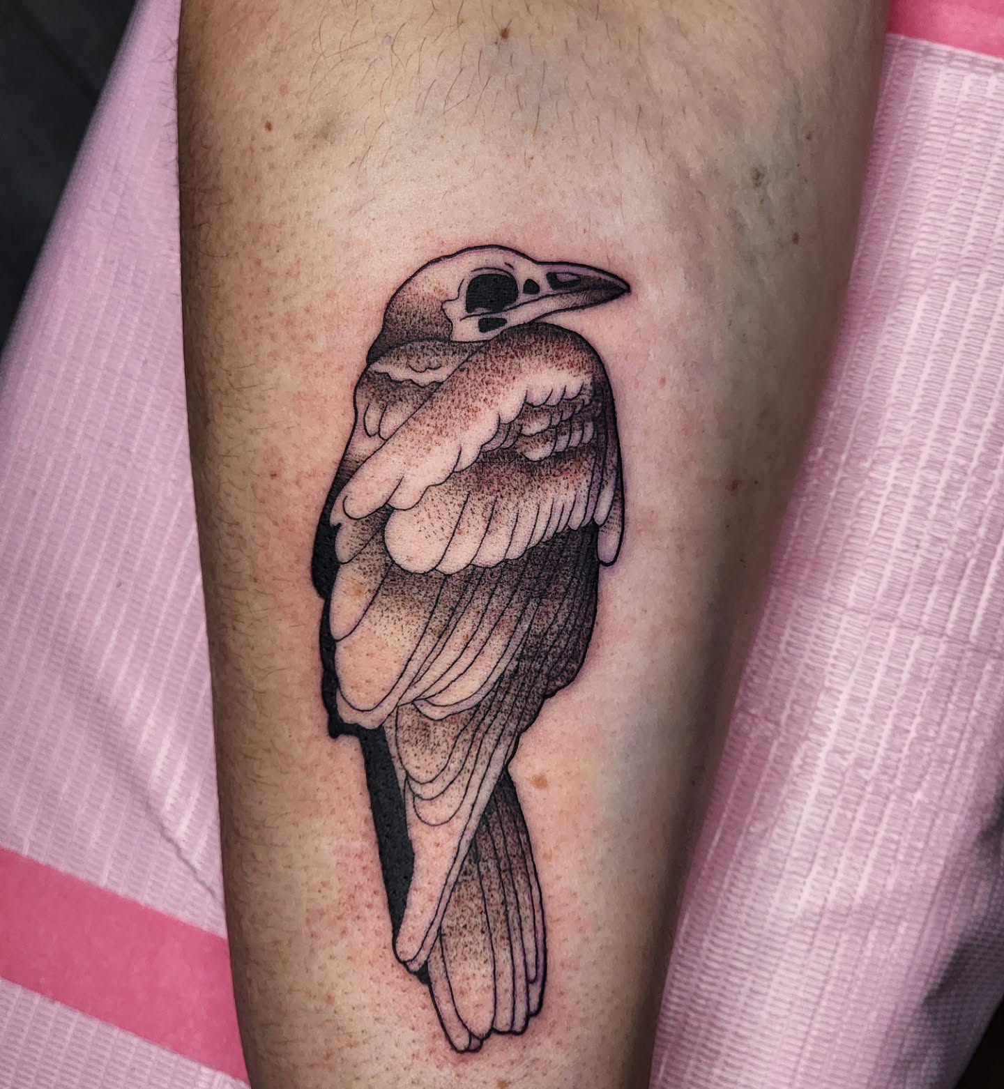 Tattoo by @mimmsytattoo — black_and_grey