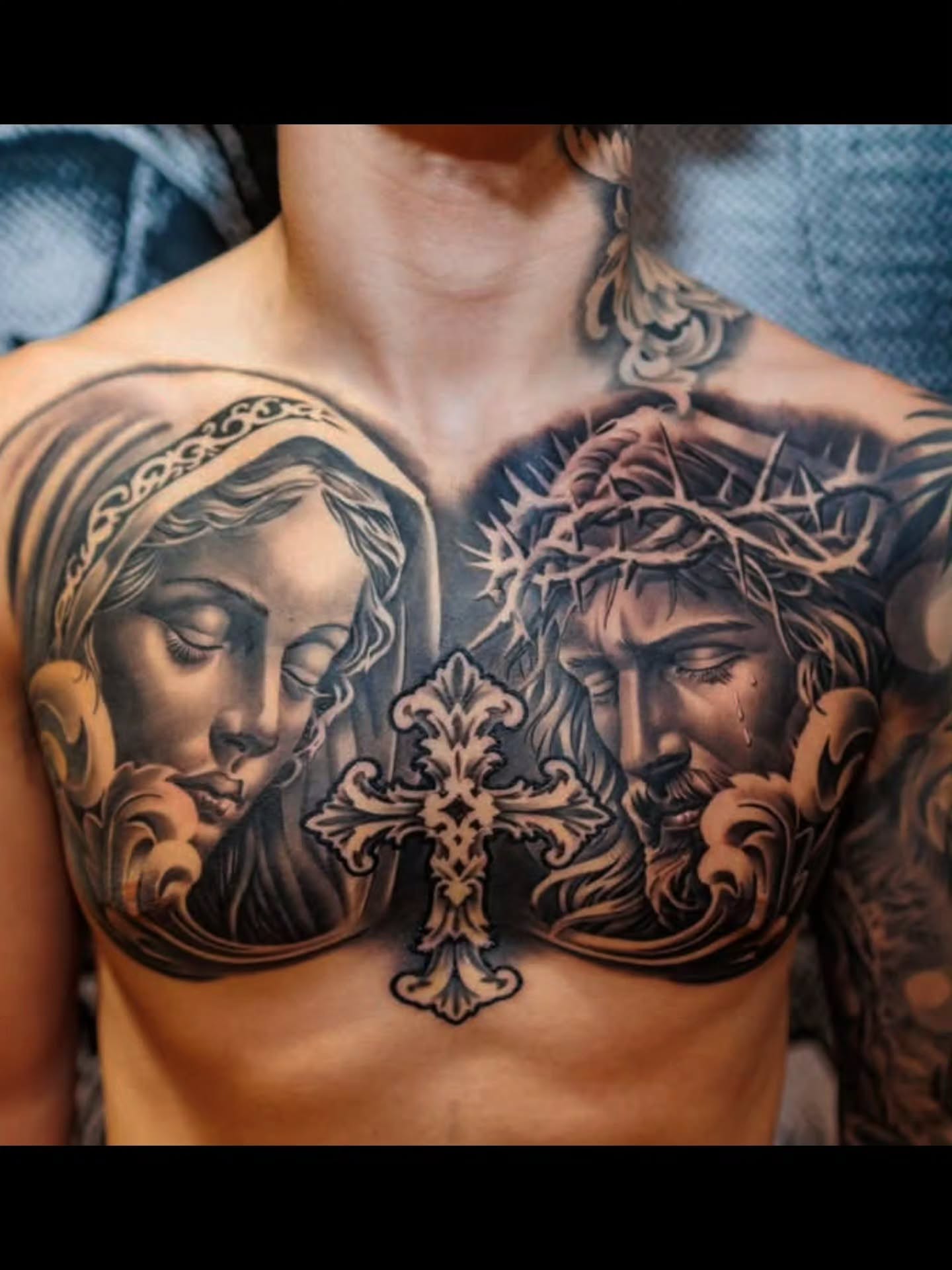 Tattoo by @tattoosbymikebrownlee — black_and_grey, realism