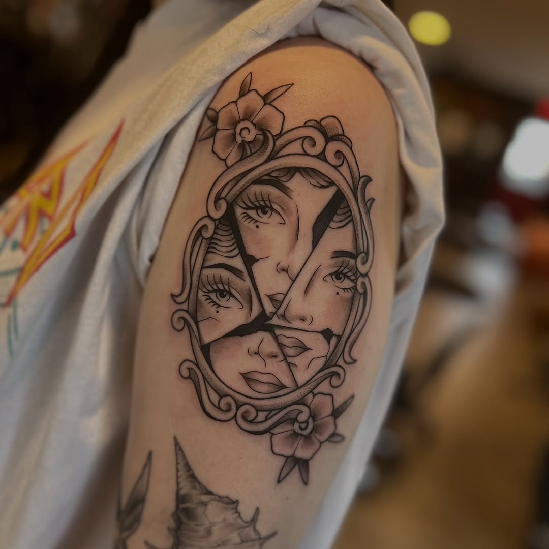 Tattoo by @tattooedbydom — neo_traditional, black_and_grey