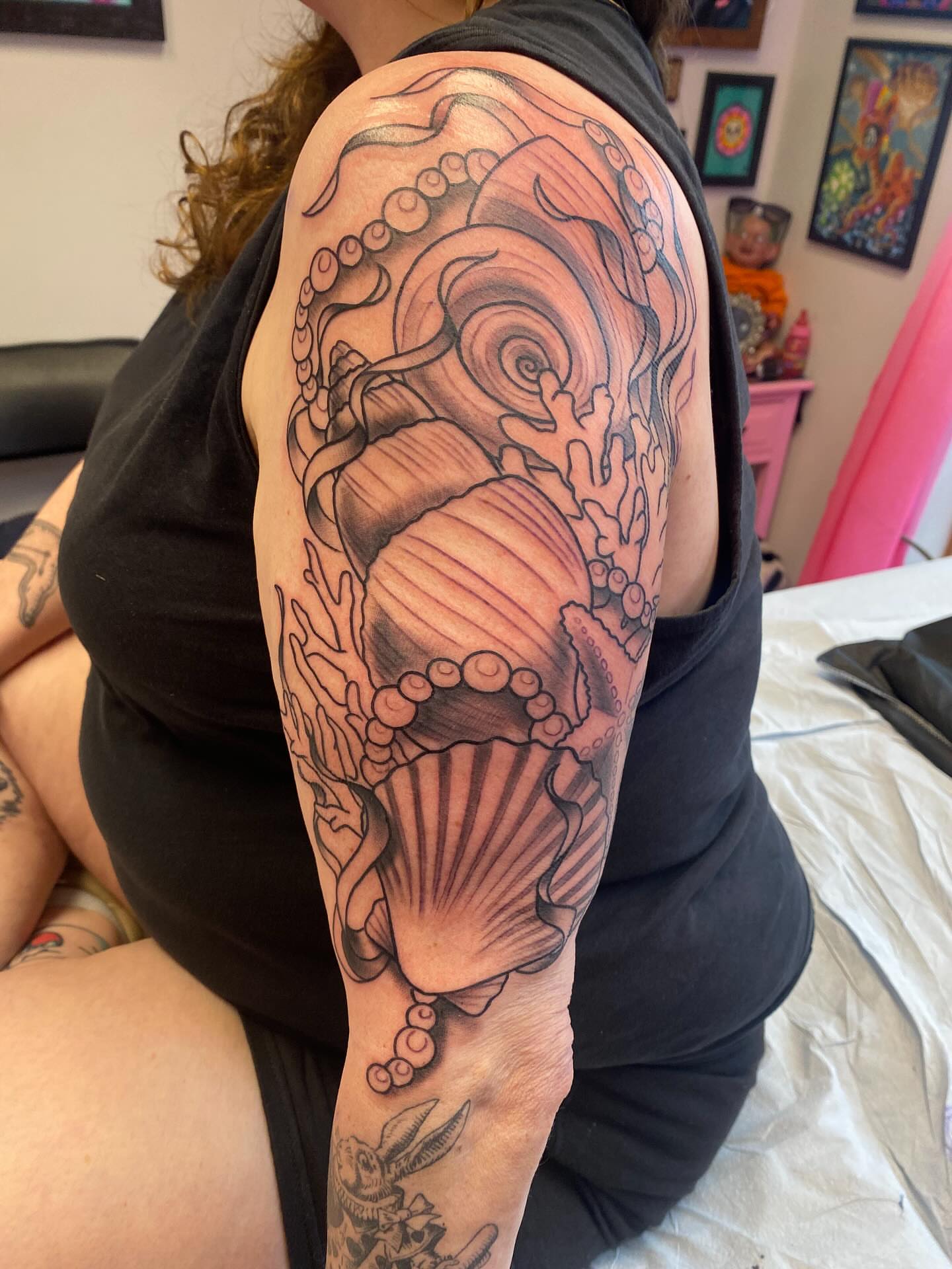 Tattoo by @unicornglitterblaster — realism, dotwork