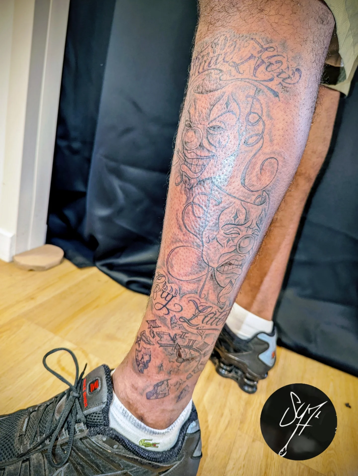 Tattoo by @sy7.tattoos — black_and_grey