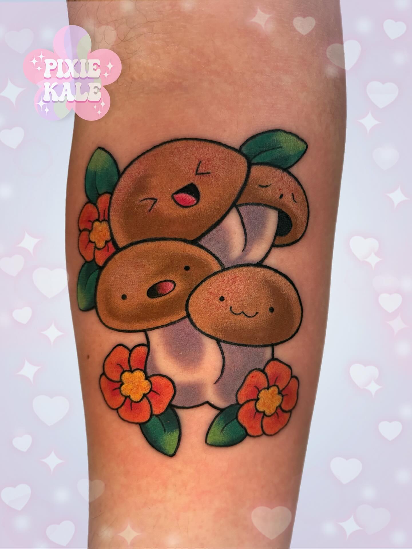 Tattoo by @pixiekaletattoos — dotwork, illustrative