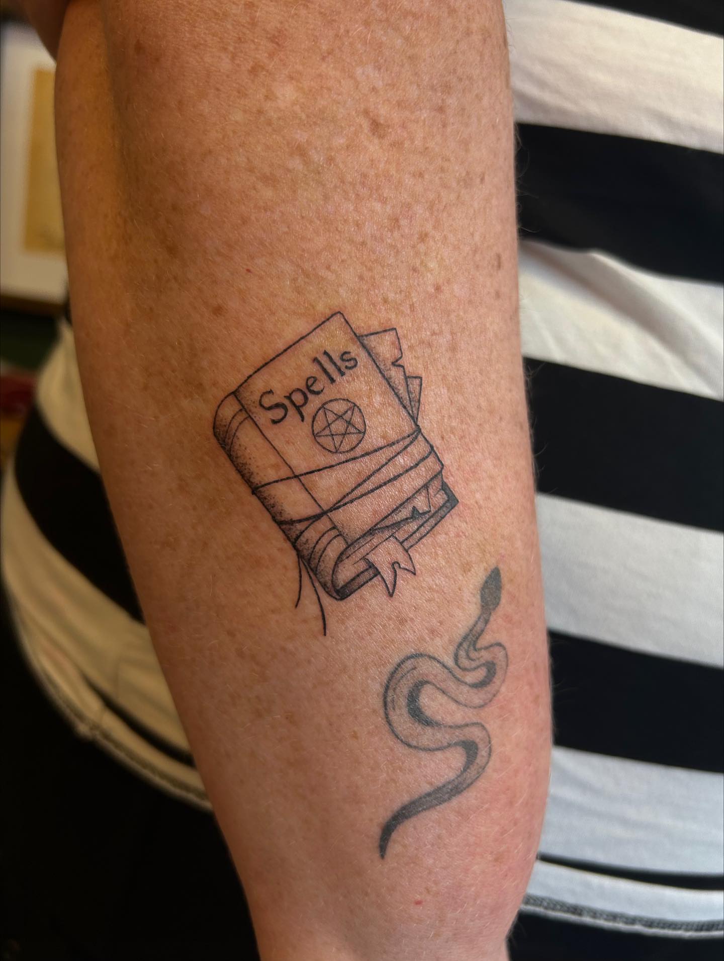 Tattoo by @emsky_ink — black_and_grey