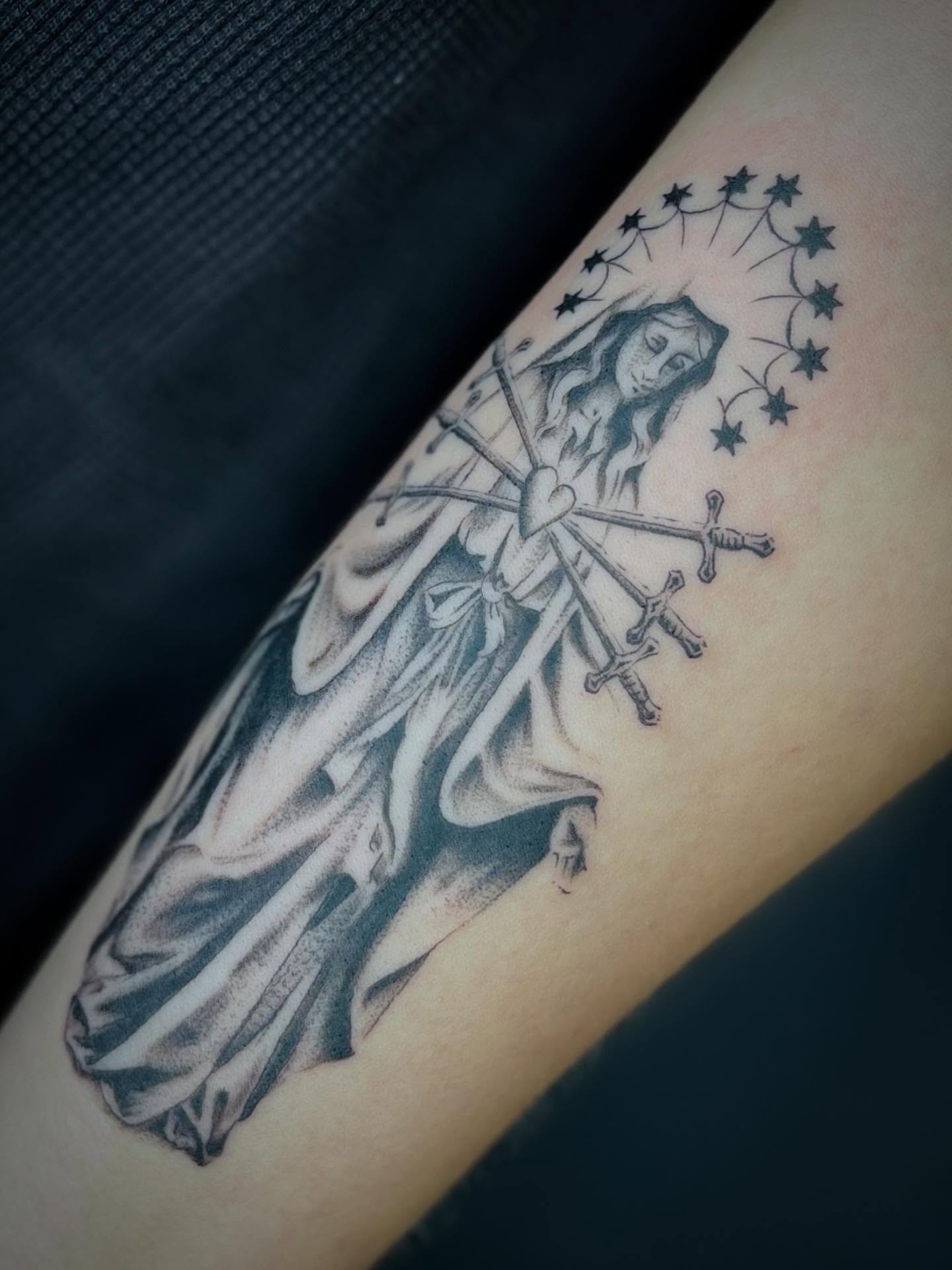 Tattoo by @imaginary_rubbish — black_and_grey