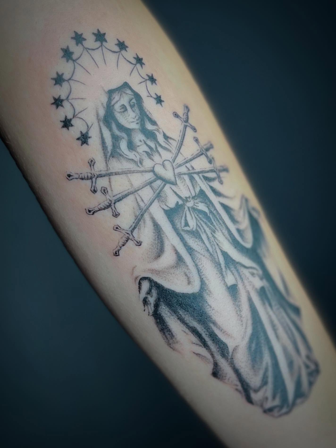 Tattoo by @imaginary_rubbish — black_and_grey