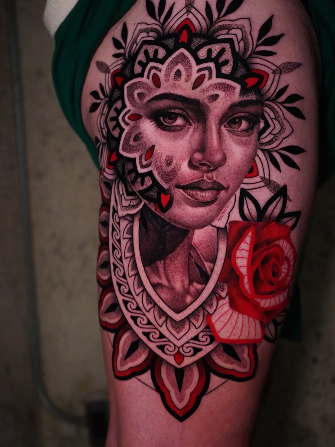 Tattoo by @jasoncalltattooer — realism, black_and_grey