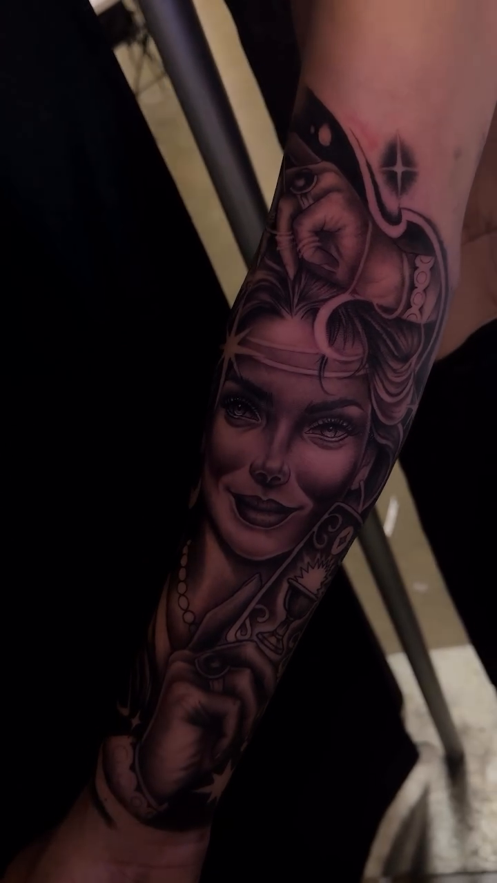 Tattoo by @artistzae_ — black_and_grey, realism
