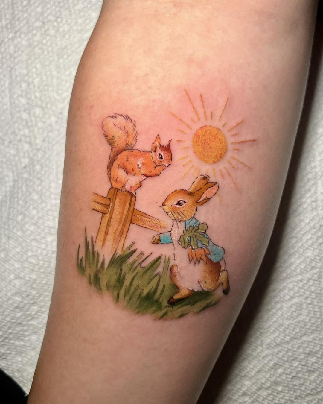 Tattoo by @the_last_centra — watercolor