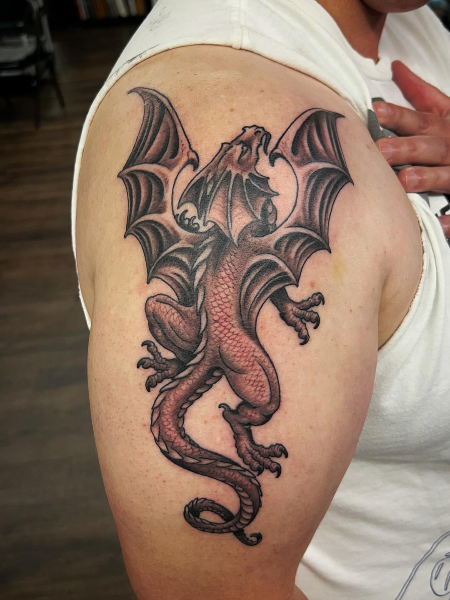 Tattoo by @mountains_of_flesh — black_and_grey