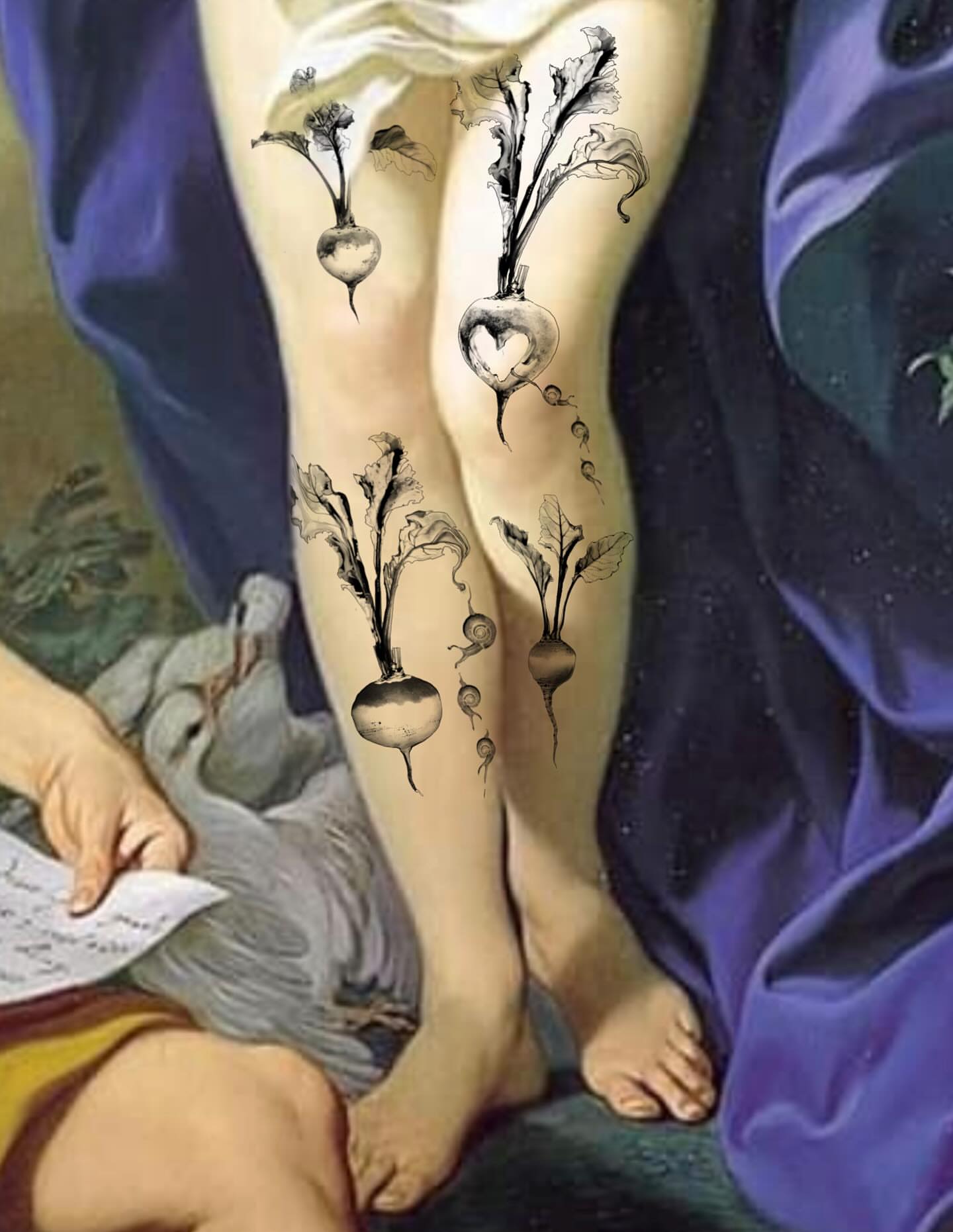 Tattoo by @inklore_ β black_and_grey
