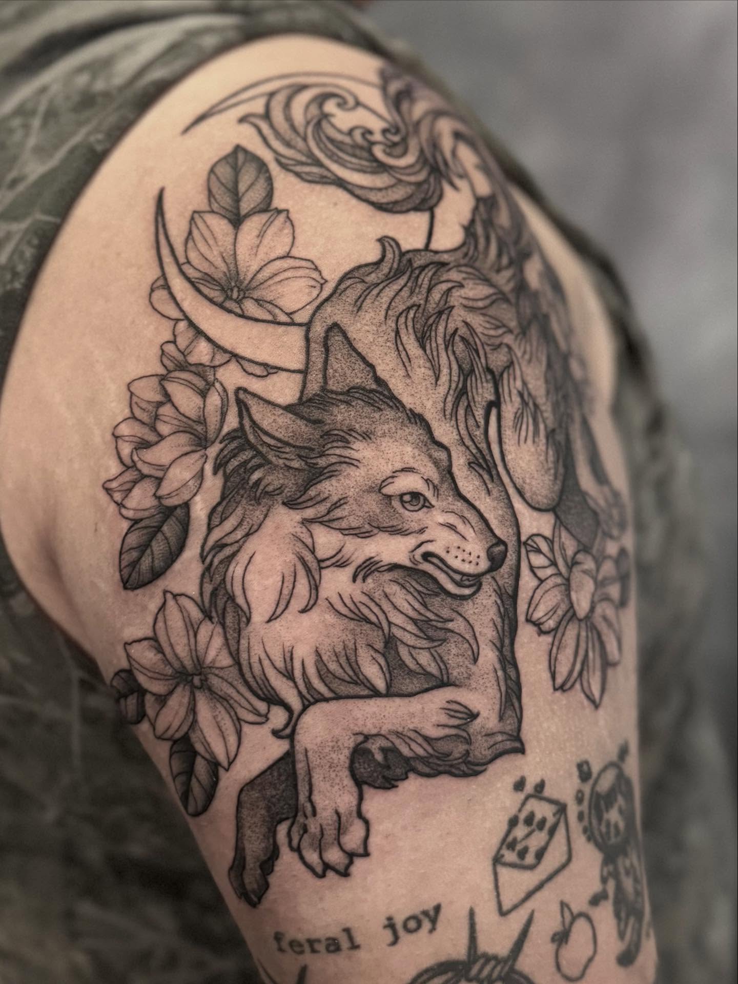 Tattoo by @hillary_blair — black_and_grey, realism