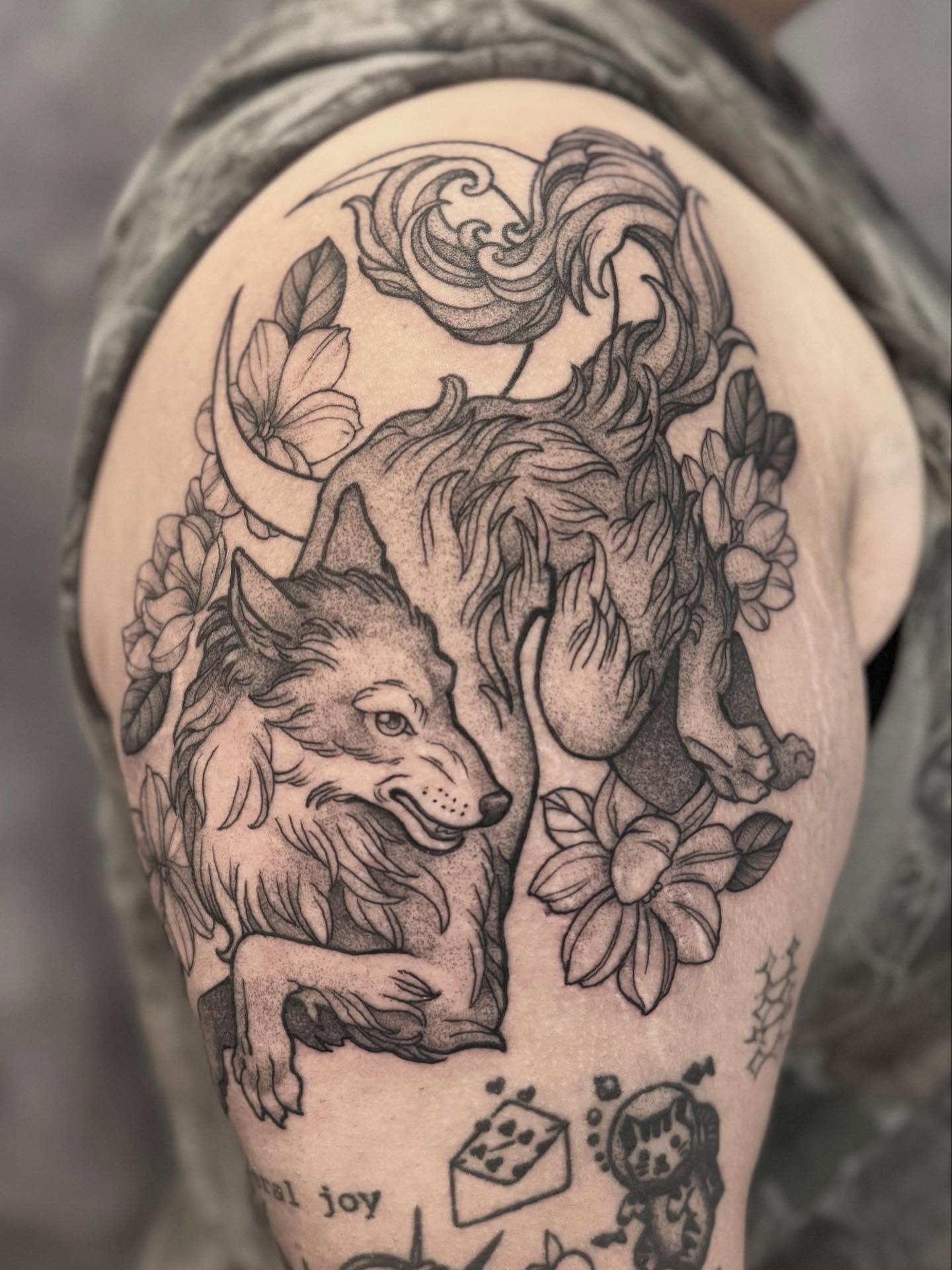 Tattoo by @hillary_blair — black_and_grey, realism