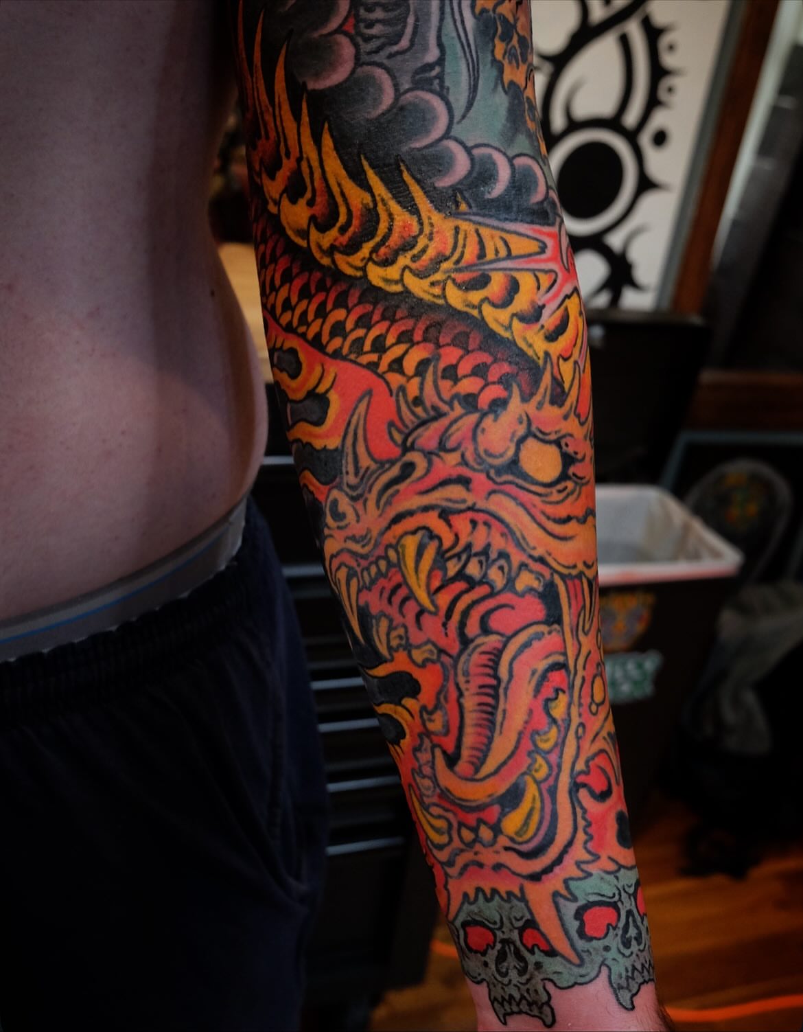 Tattoo by @zacblevins — new_school, dotwork