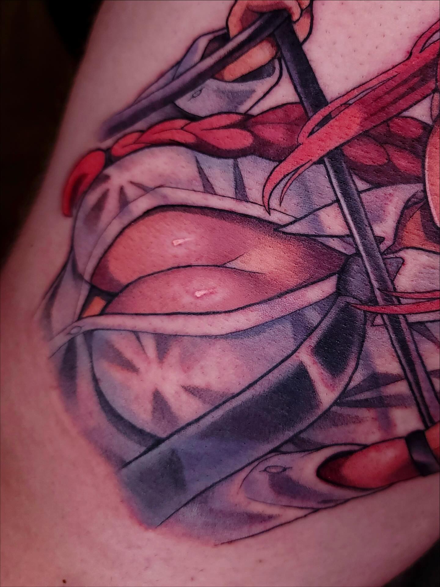 Tattoo by @scarpo — anime