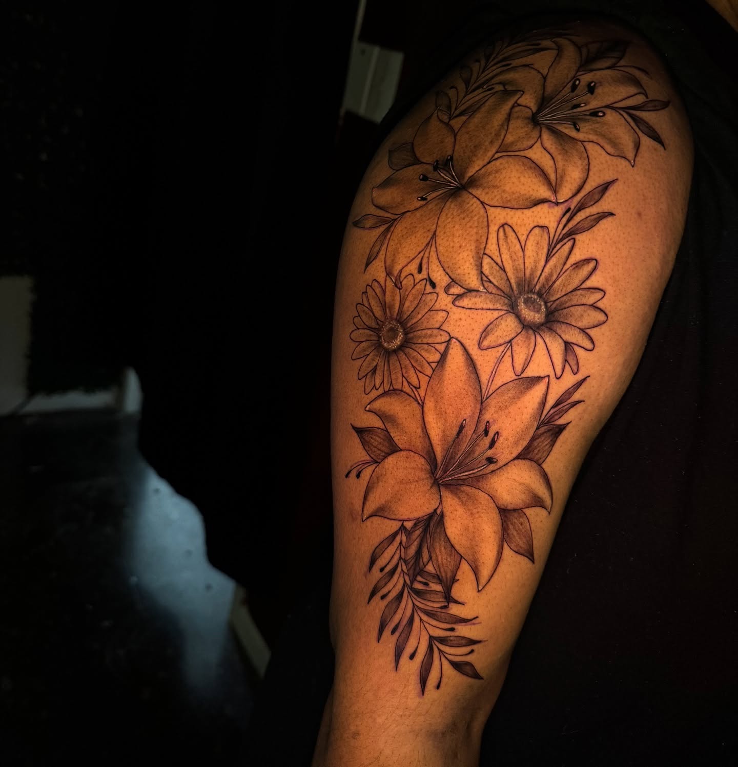 Tattoo by @inkedbydaniii โ black_and_grey