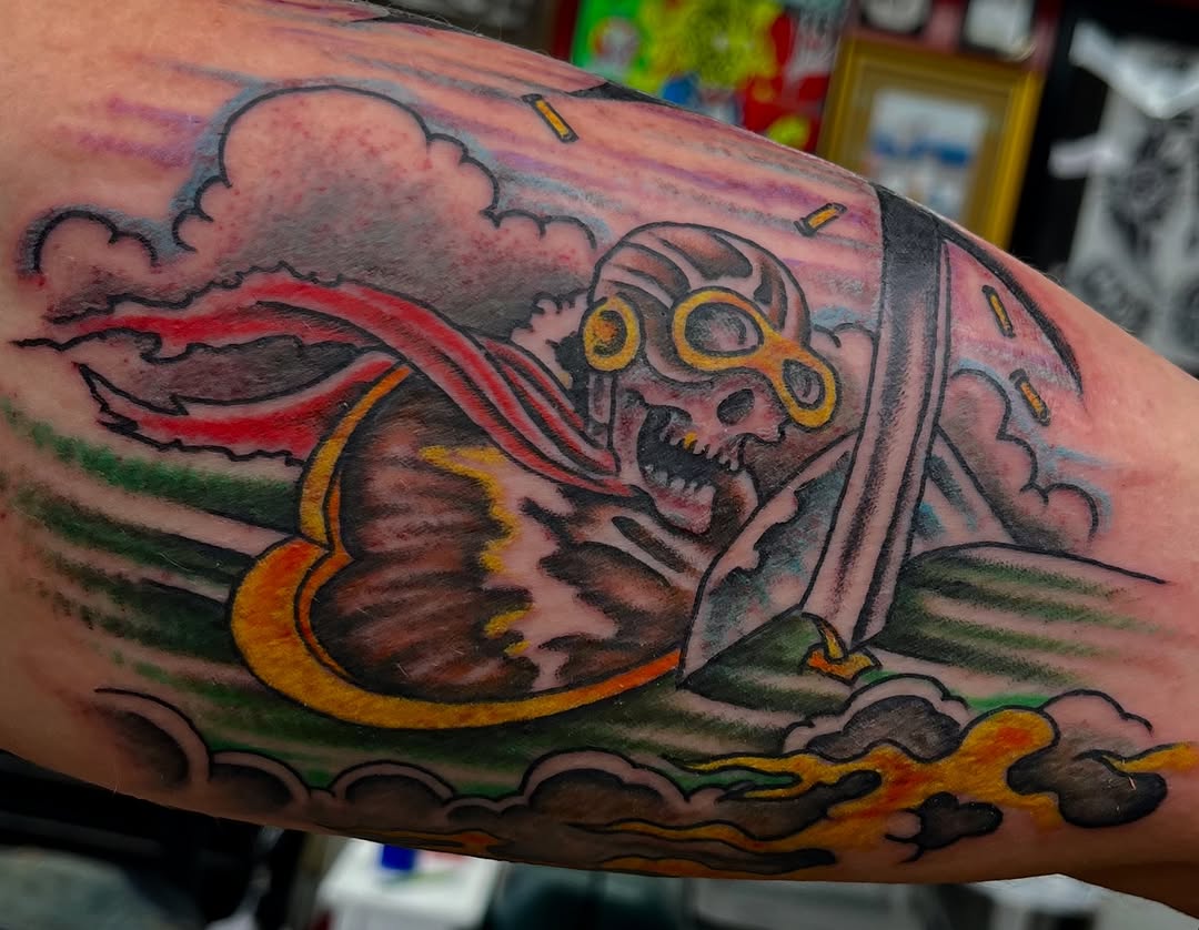 Tattoo by @tiberitattoo — american_traditional, neo_traditional