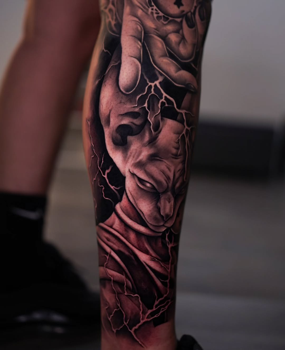 Tattoo by @inkbyesto — realism, black_and_grey