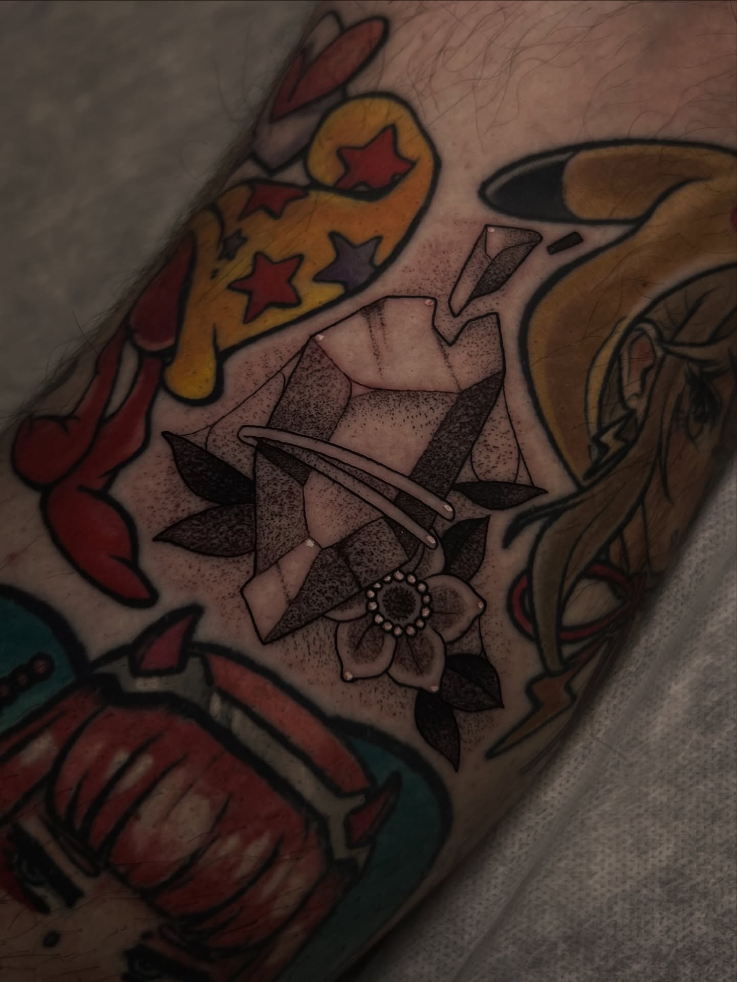 Tattoo by @jett_sonn β american_traditional, dotwork